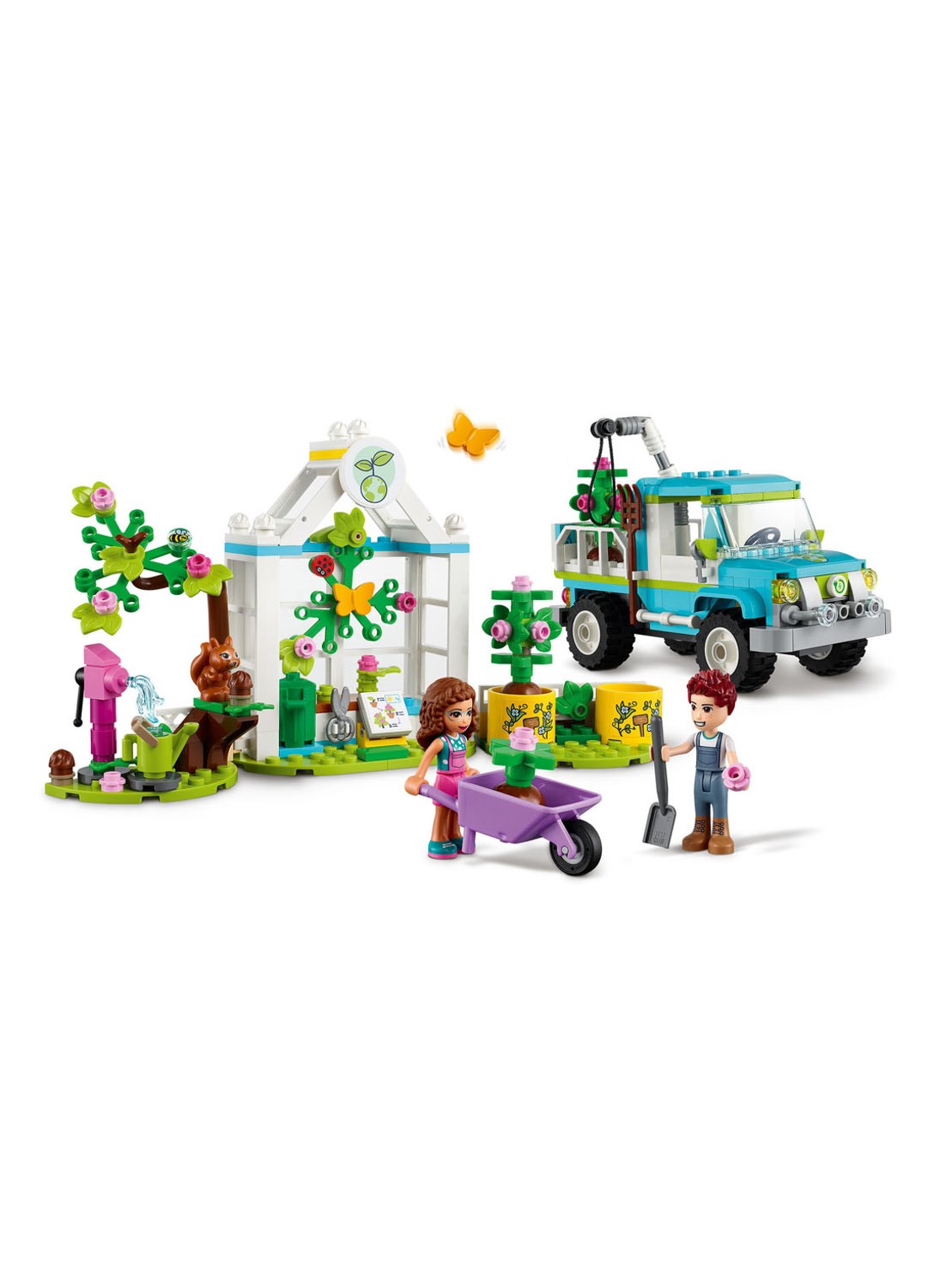 LEGO Bomenplantwagen bouwspeelgoed - 41707 - voorkant 2 multicolor