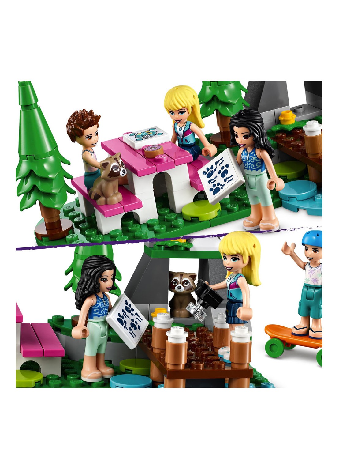 LEGO Boscamper en zeilboot - 41681 - detail 3 multicolor