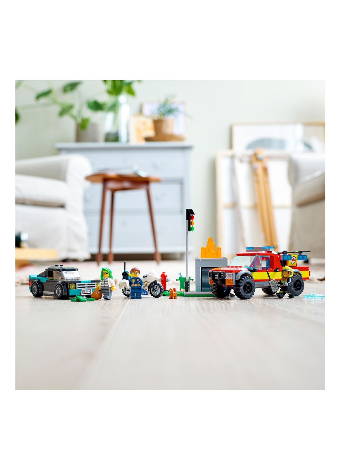 LEGO Brandweer & Politie Achtervolging bouwspeelgoed - 60319 - detail 7 multicolor