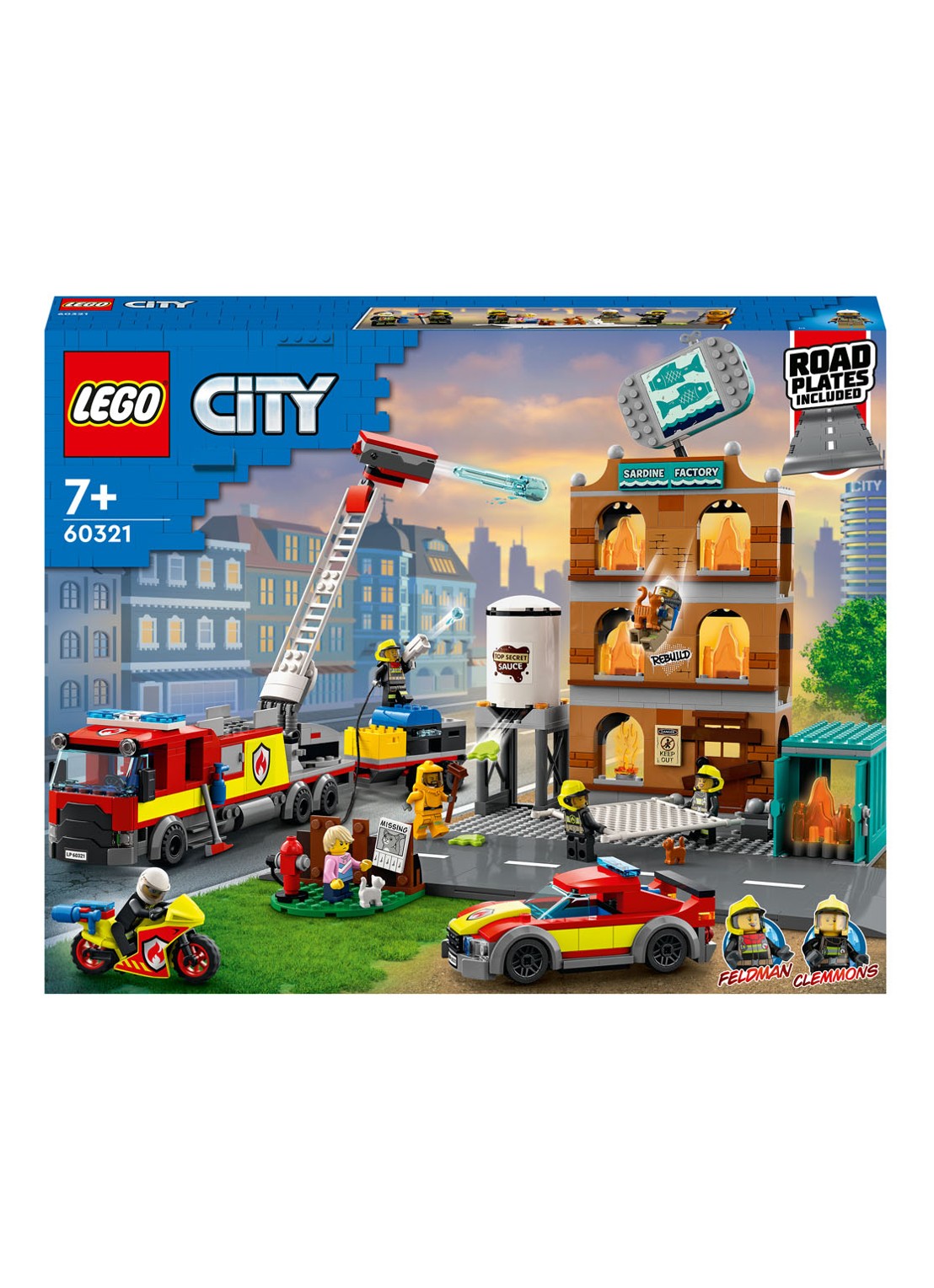 LEGO Brandweerteam - 60321 - voorkant multicolor