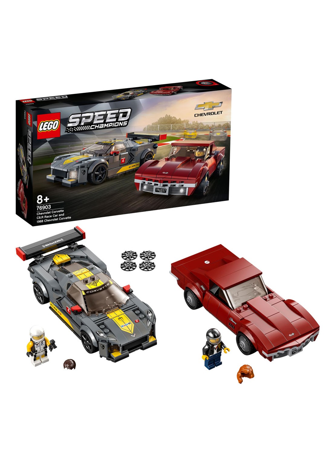 LEGO Chevrolet Corvette - 76903 - detail 3 grijs