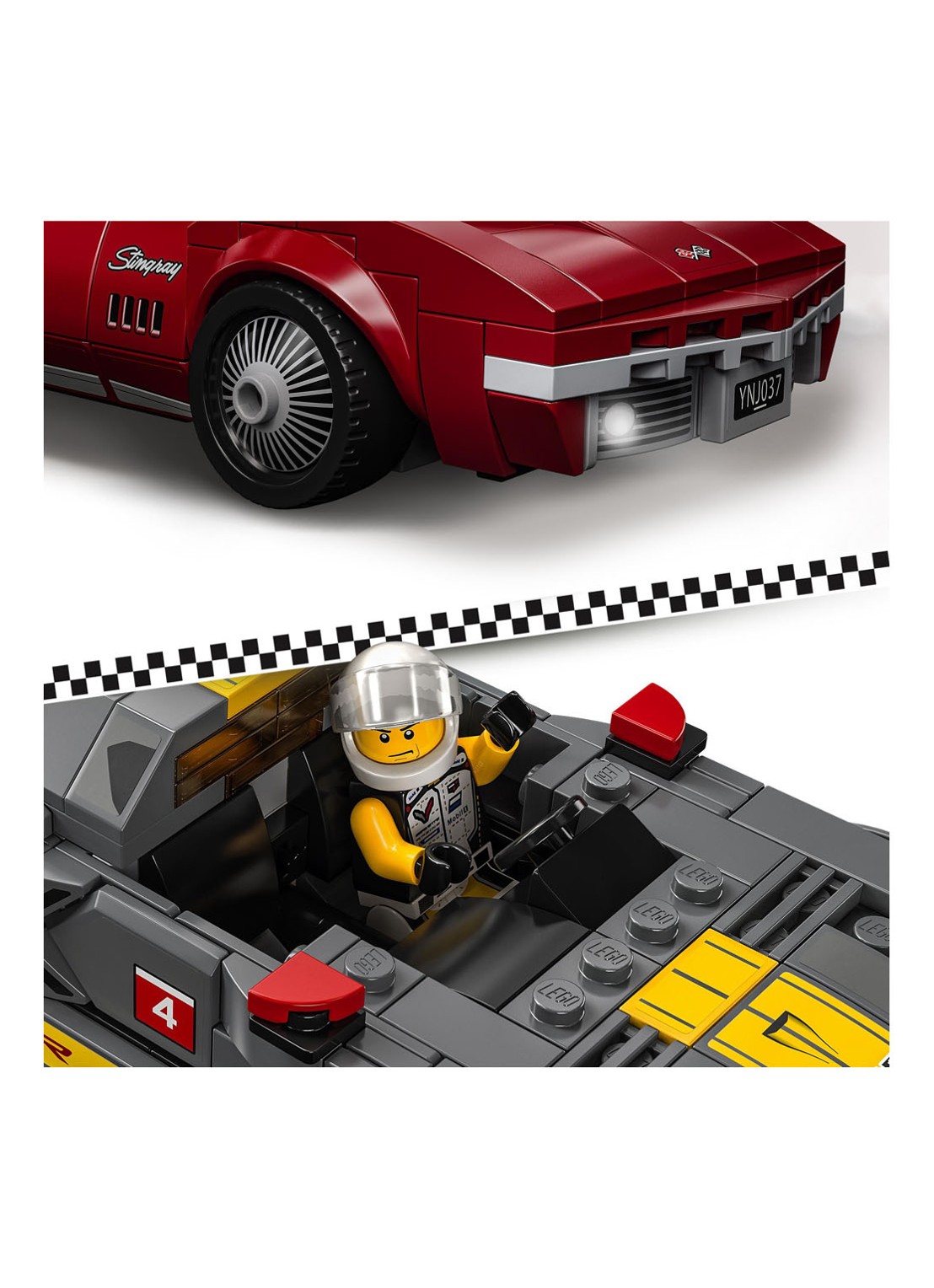 LEGO Chevrolet Corvette - 76903 - detail 5 grijs