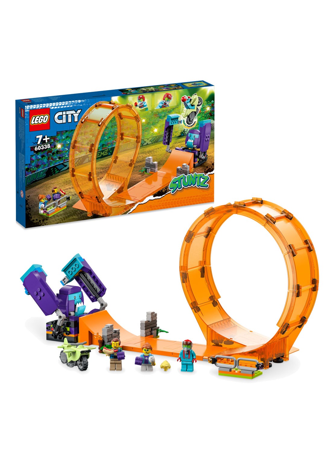 LEGO Chimpansee stuntlooping - 60338 - detail multicolor