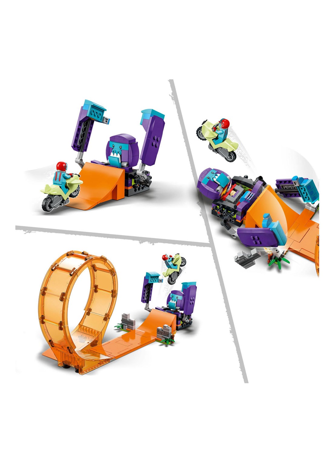 LEGO Chimpansee stuntlooping - 60338 - detail 3 multicolor