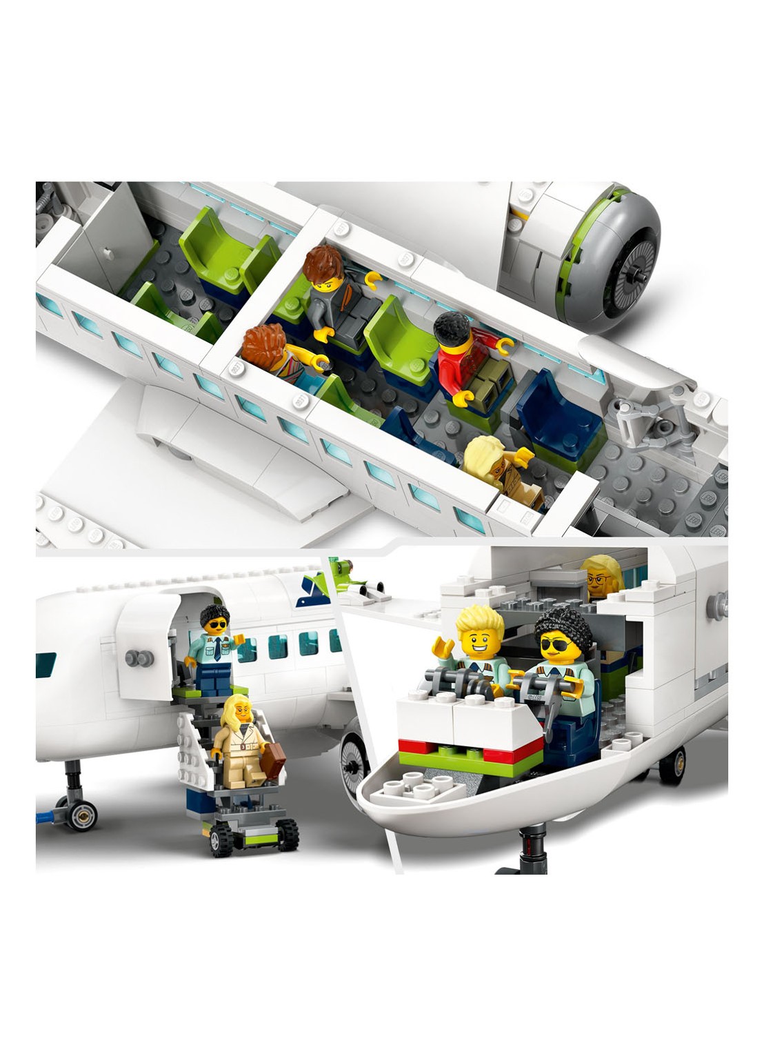 LEGO City Passagiersvliegtuig bouwset - 60367 - detail 6 multicolor