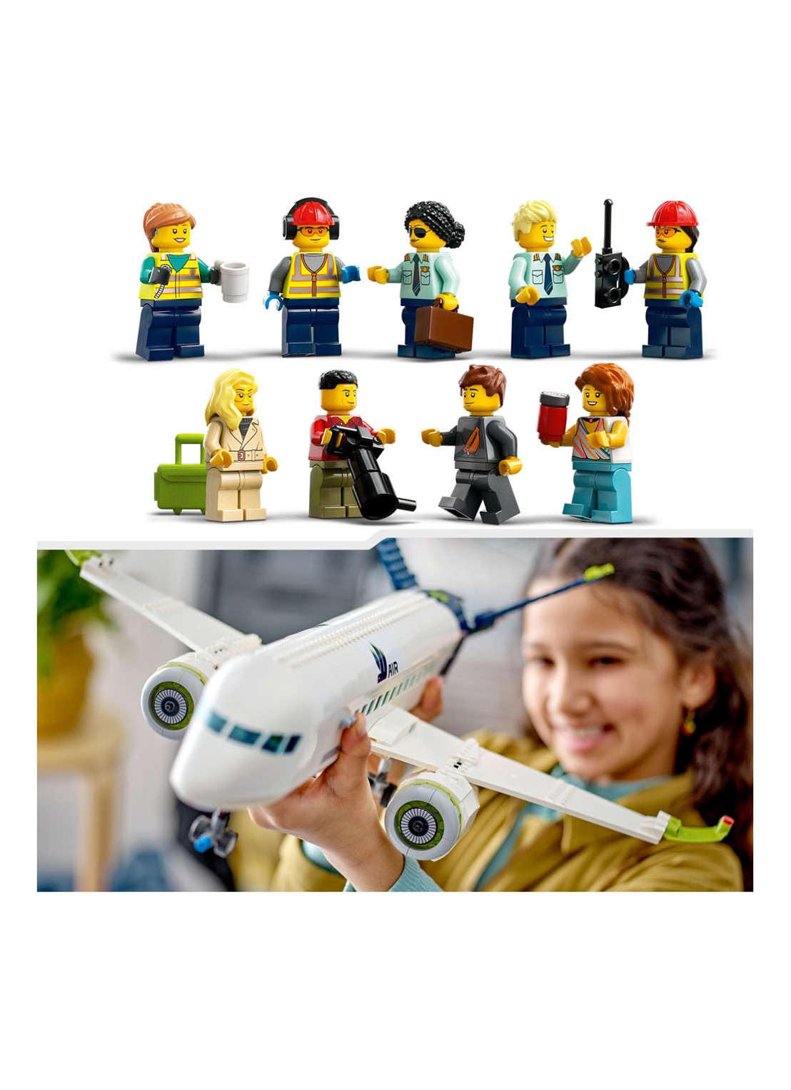 LEGO City Passagiersvliegtuig bouwset - 60367 - detail 7 multicolor