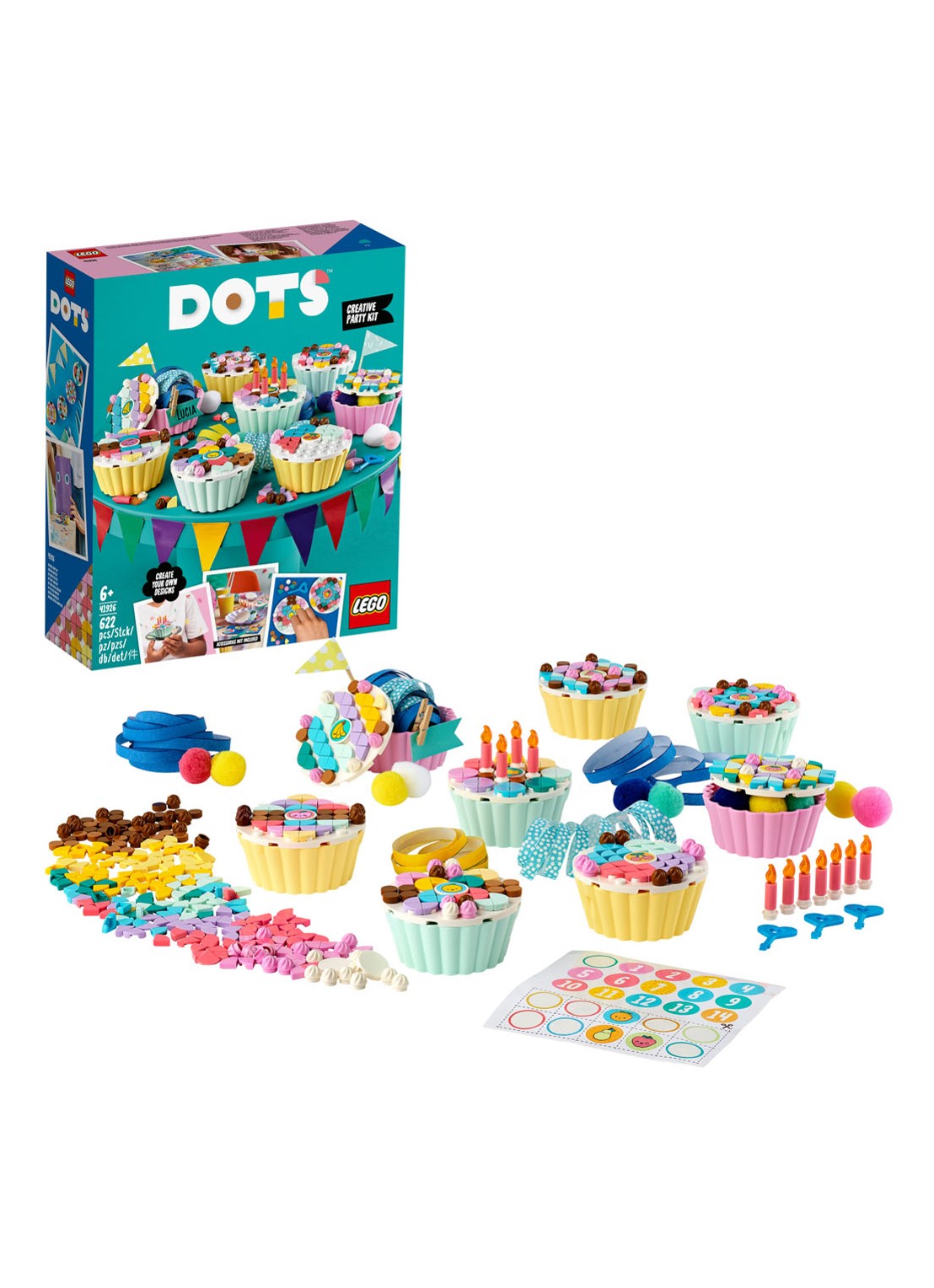 LEGO Creatieve feestkit - 41926 - detail geel