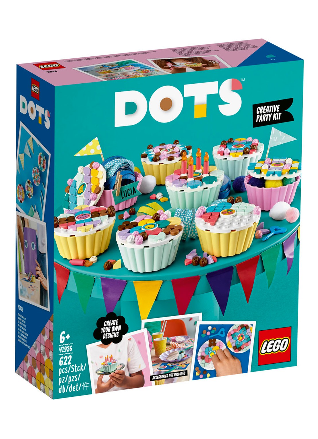 LEGO Creatieve feestkit - 41926 - voorkant 7 geel