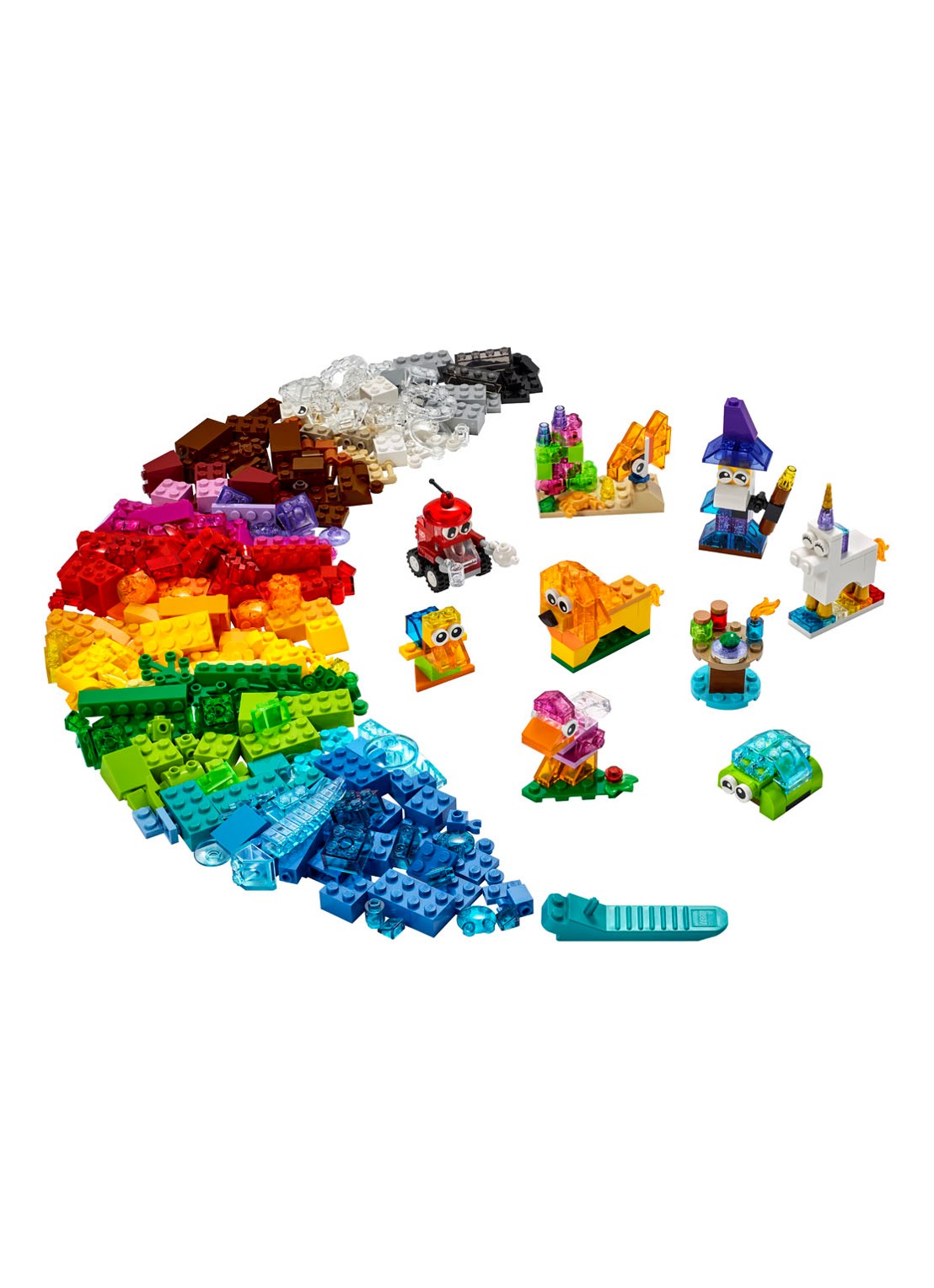 LEGO Creatieve transparante stenen - 11013 - voorkant 2 multicolor
