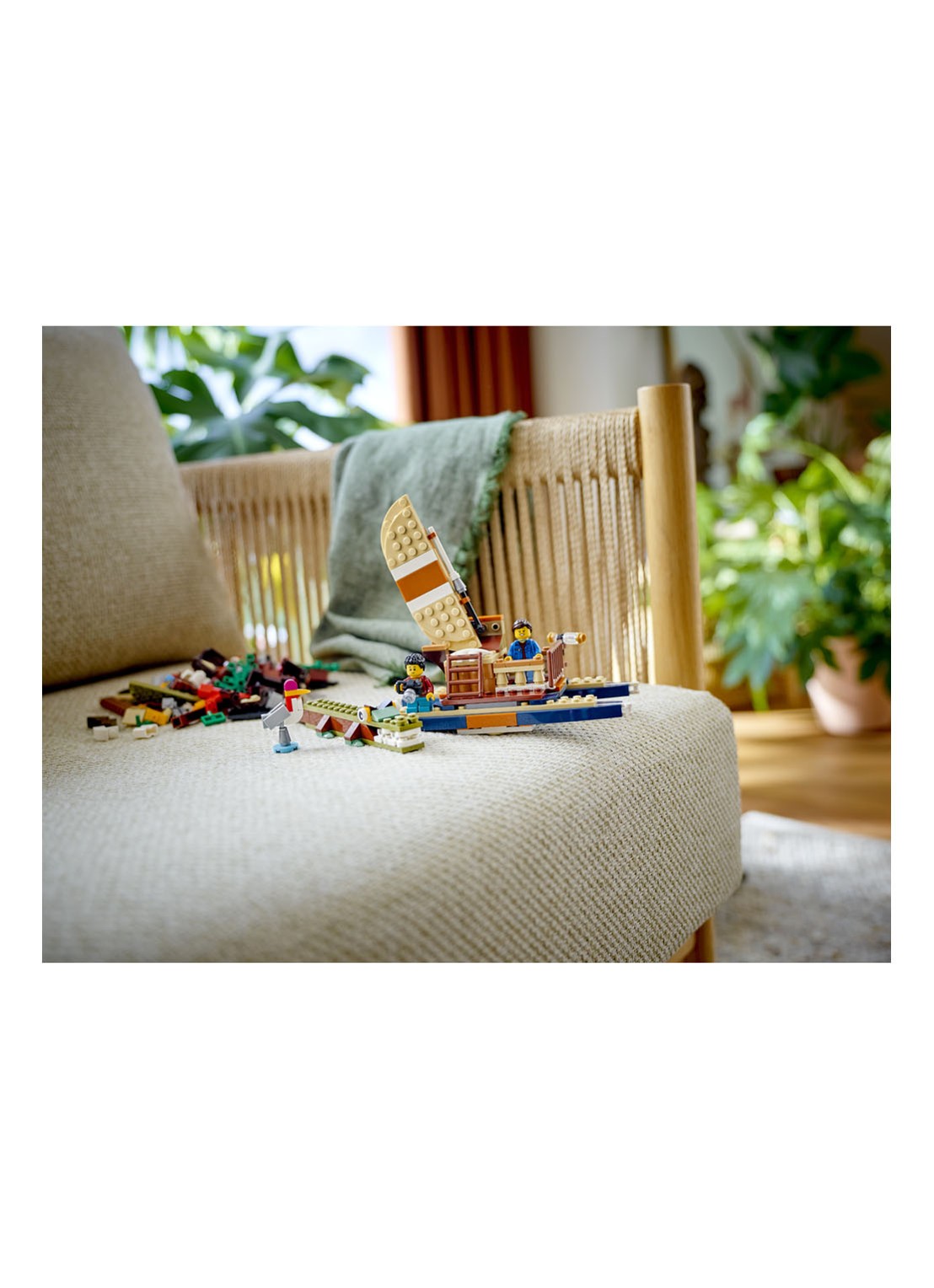 LEGO Creator Safari wilde dieren boomhuis - 31116 - detail 7 okergeel