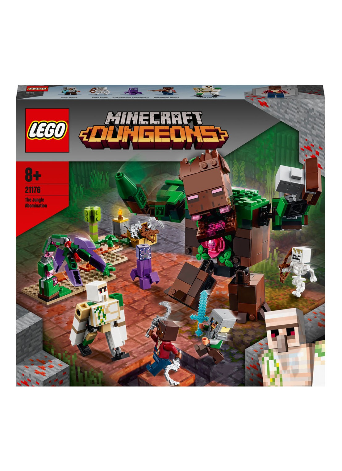 LEGO De Junglechaos - 21176 - voorkant multicolor