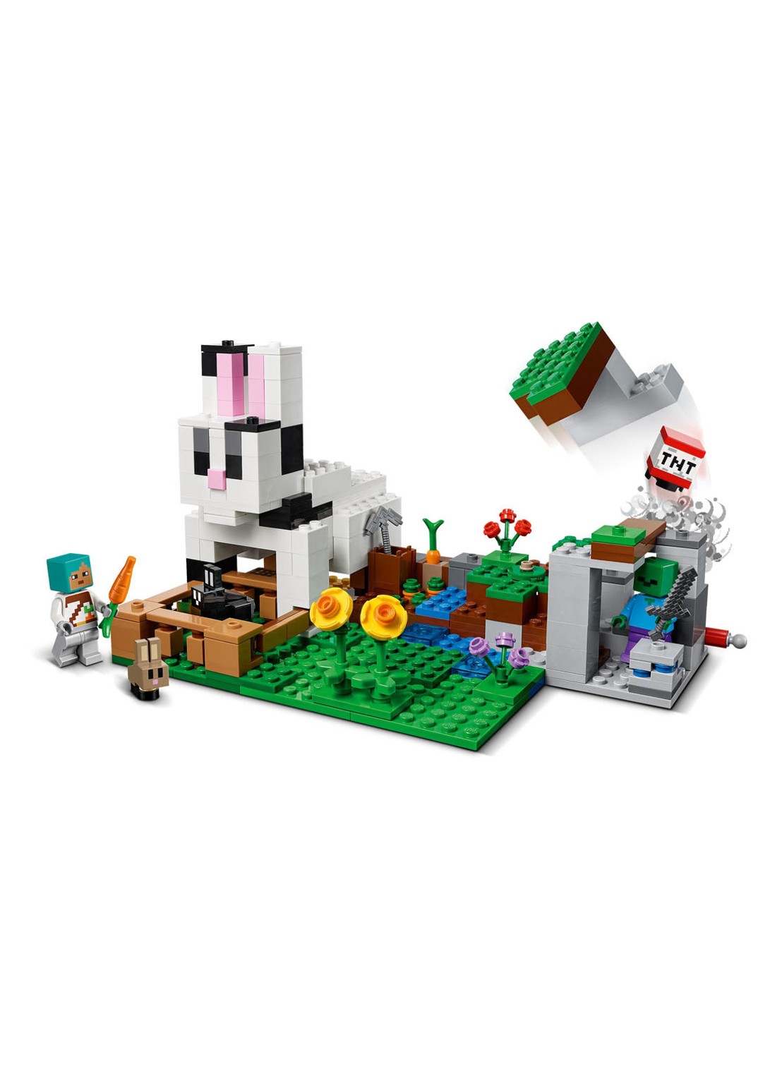 LEGO De Konijnenhoeve bouwspeelgoed - 21181 - voorkant 2 multicolor