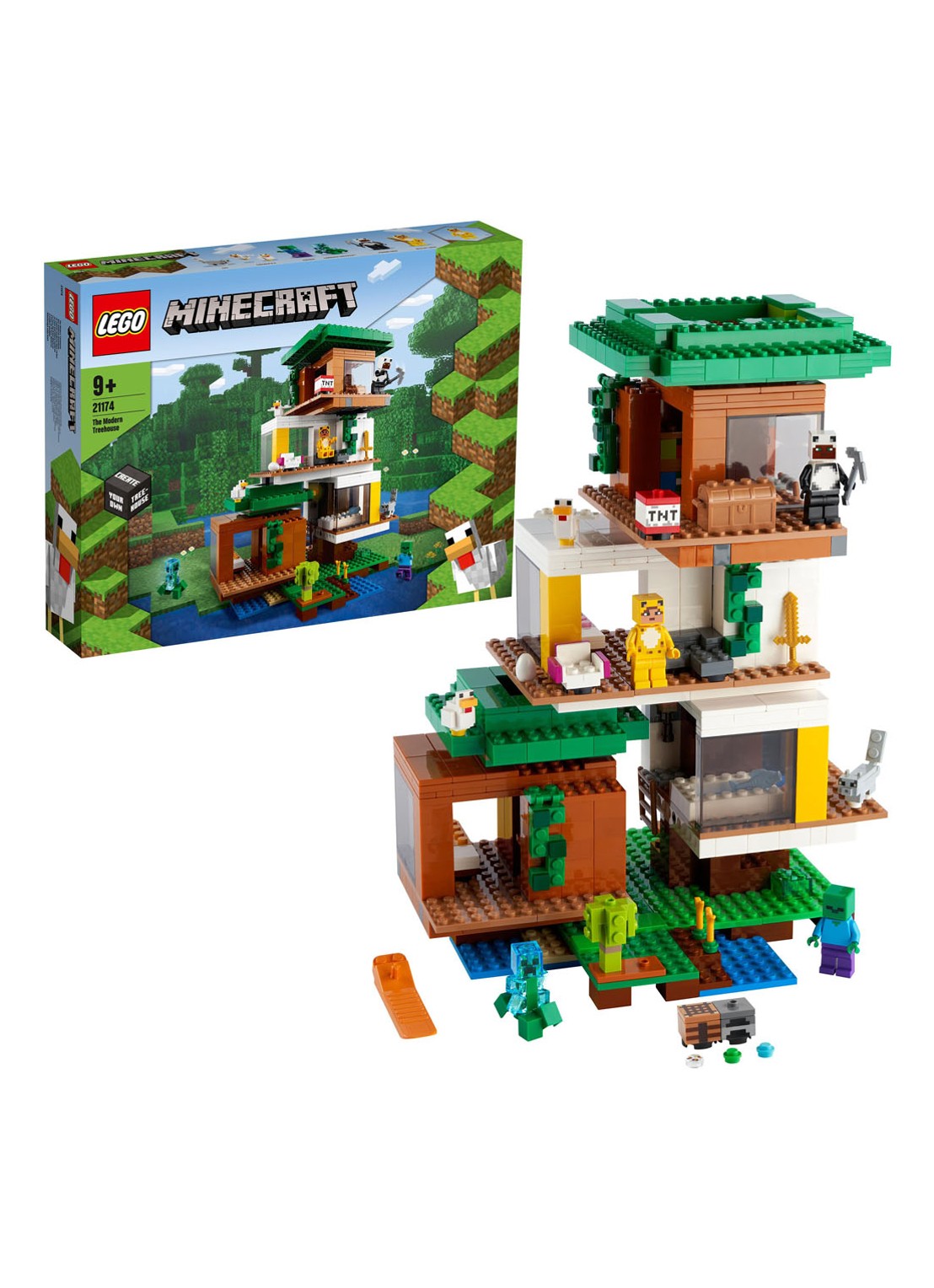 LEGO De moderne boomhut speelgoed - 21174 - detail 3 multicolor