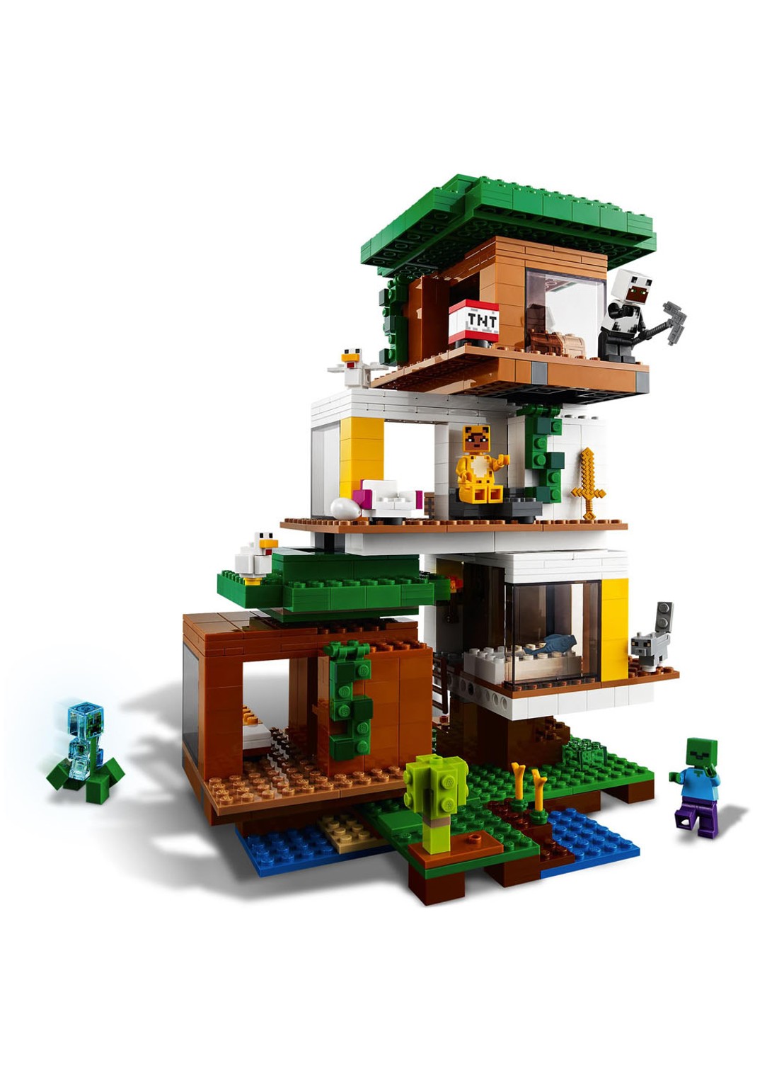 LEGO De moderne boomhut speelgoed - 21174 - detail 4 multicolor
