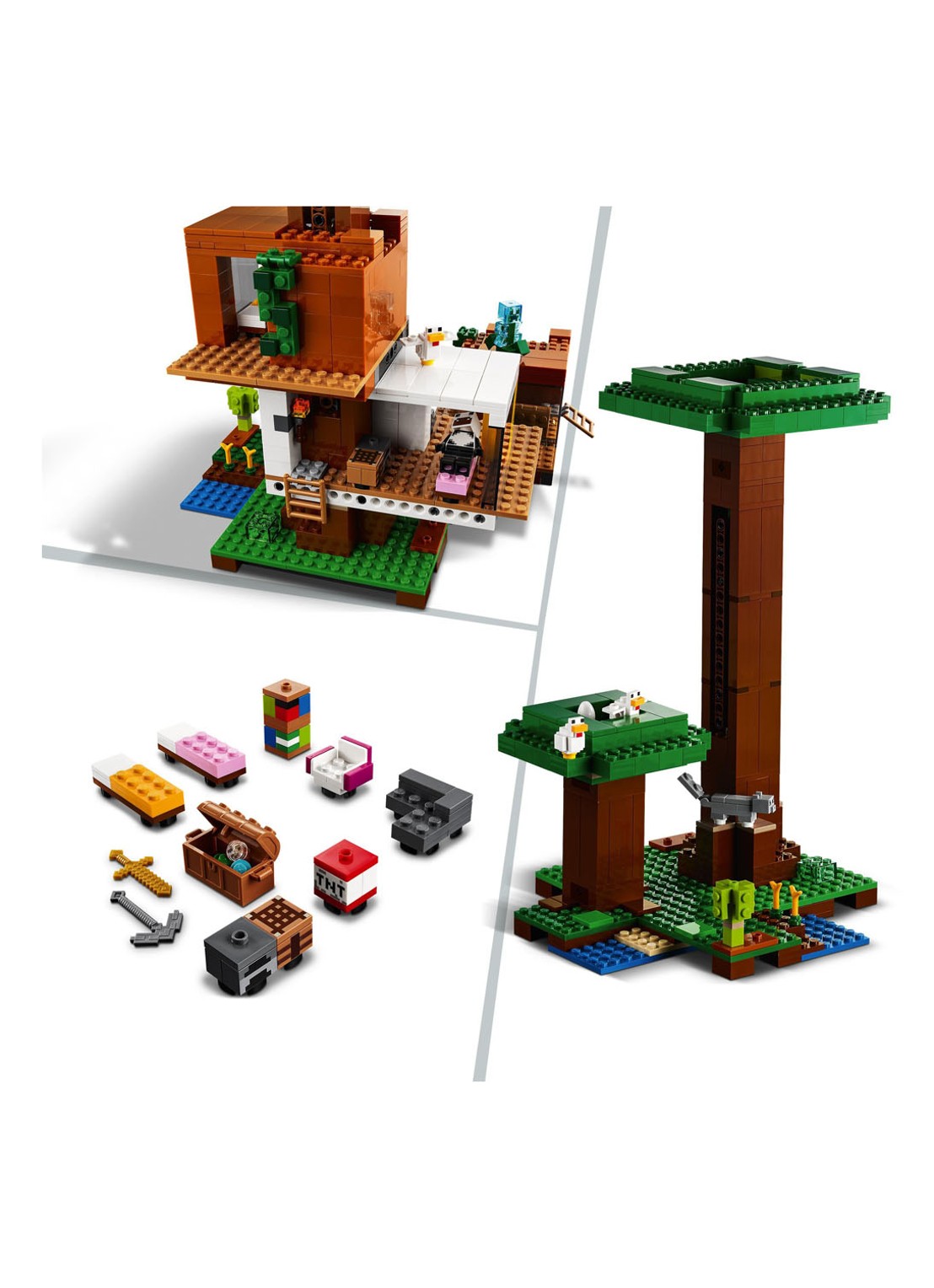 LEGO De moderne boomhut speelgoed - 21174 - detail 5 multicolor