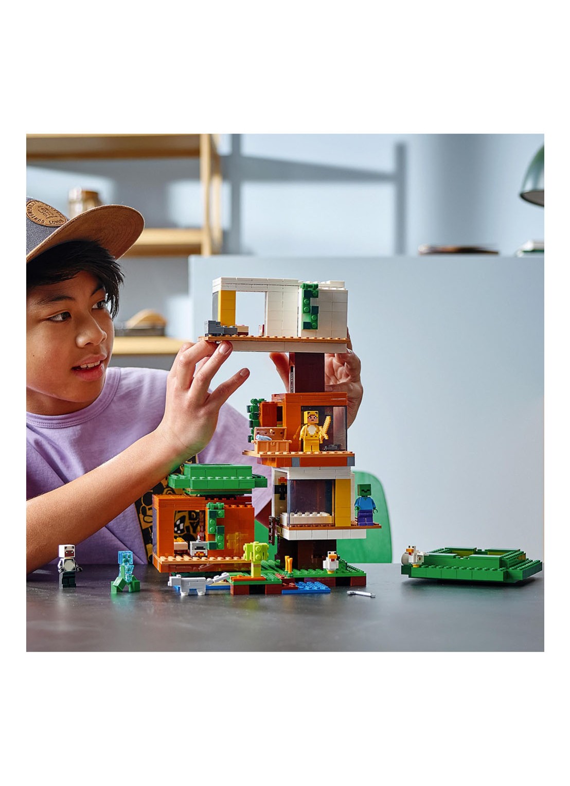 LEGO De moderne boomhut speelgoed - 21174 - detail 7 multicolor