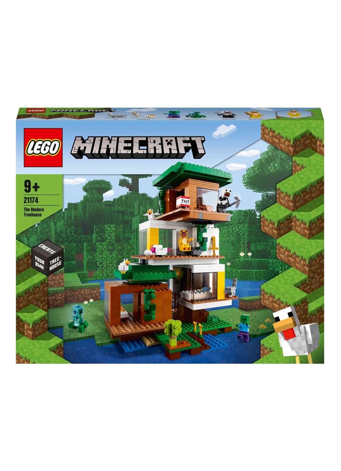 LEGO De moderne boomhut speelgoed - 21174 - voorkant multicolor