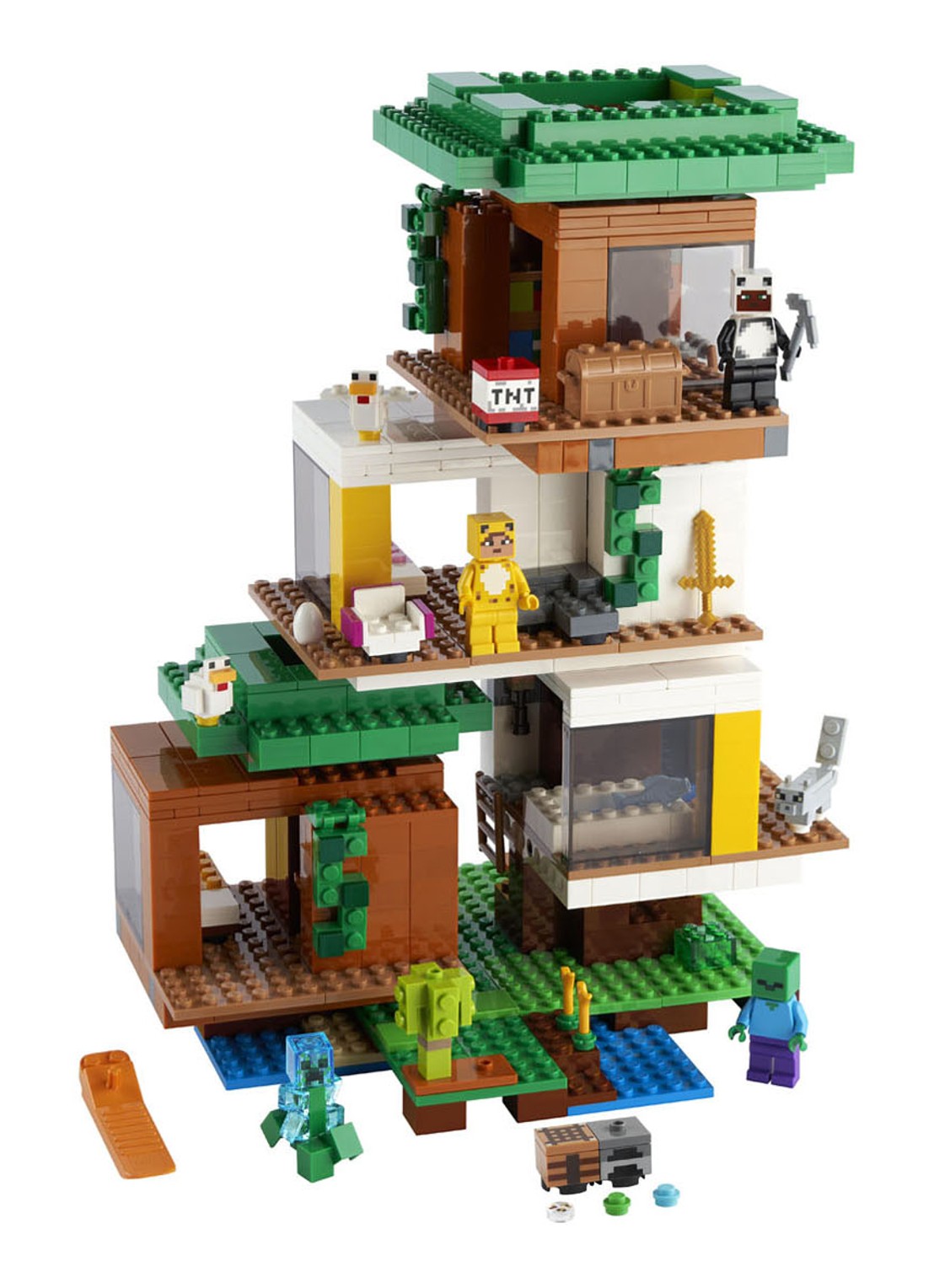 LEGO De moderne boomhut speelgoed - 21174 - voorkant 2 multicolor