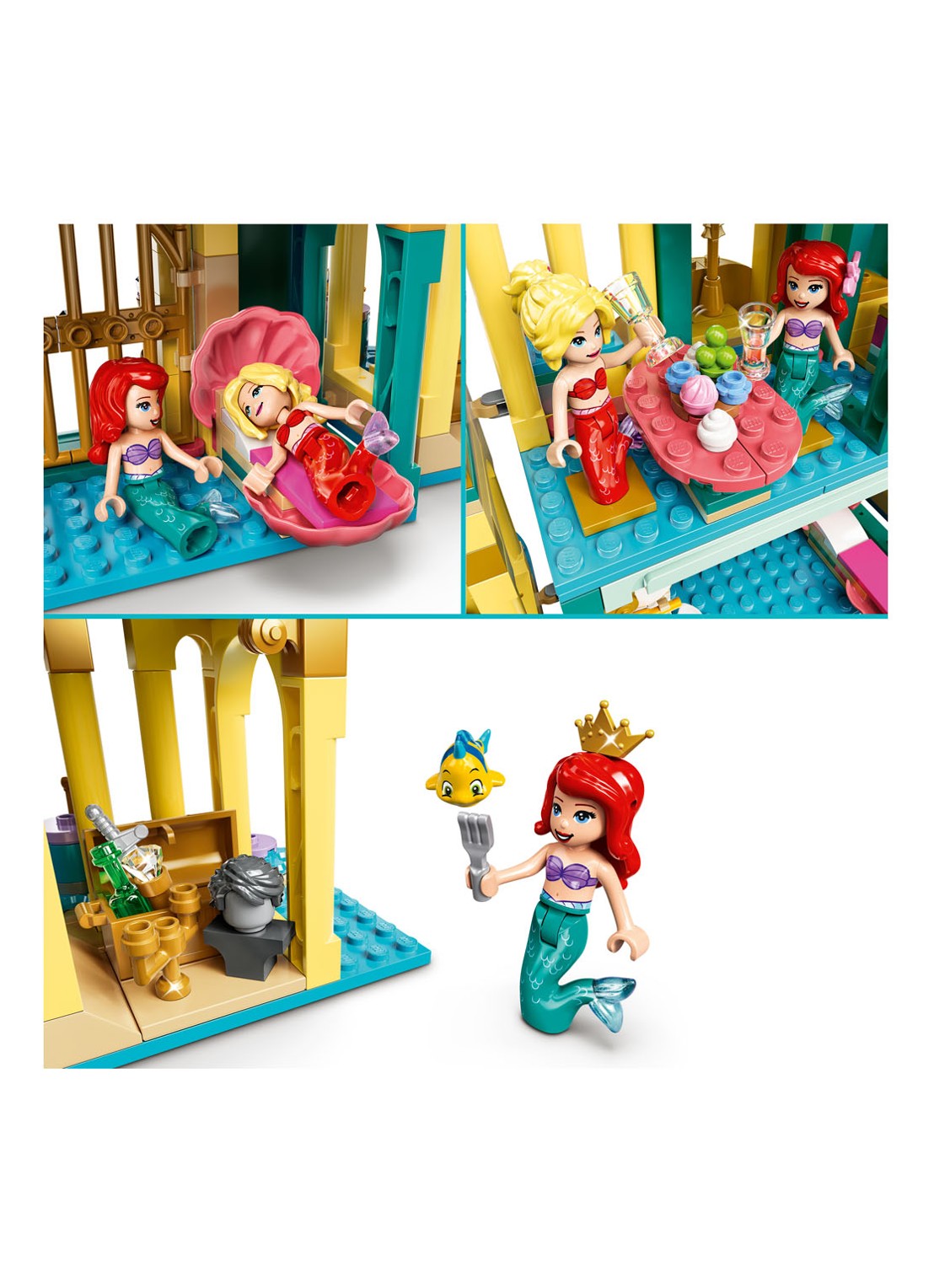 LEGO Disney Ariëls onderwaterpaleis set - 43207 - detail 5 multicolor