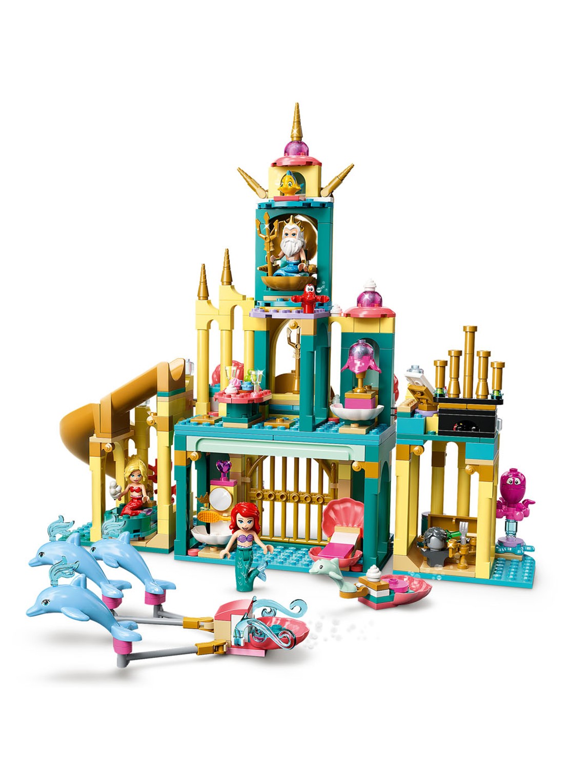LEGO Disney Ariëls onderwaterpaleis set - 43207 - voorkant 2 multicolor