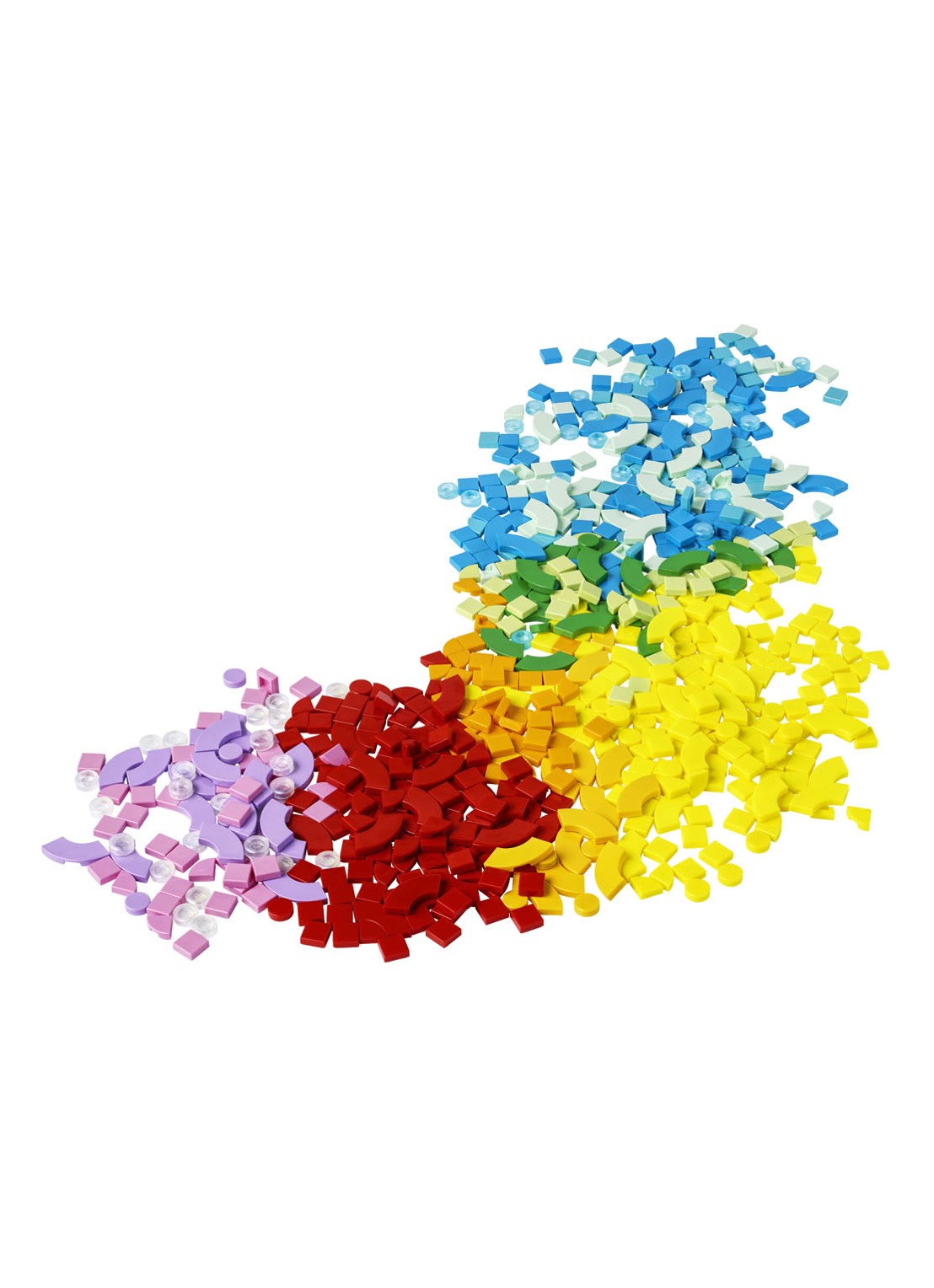 LEGO DOTS - Enorm veel DOTS letterpret DIY Craft set - 41950 - voorkant 7 multicolor
