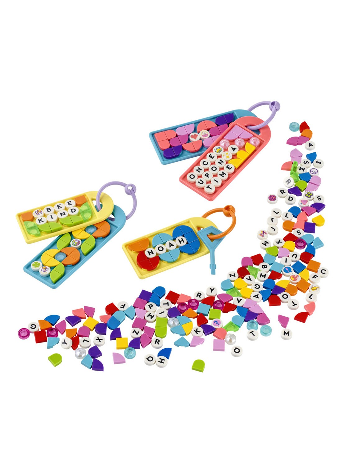 LEGO DOTS Taslabels Megapack - berichten megapack - 41949 - voorkant 7 multicolor