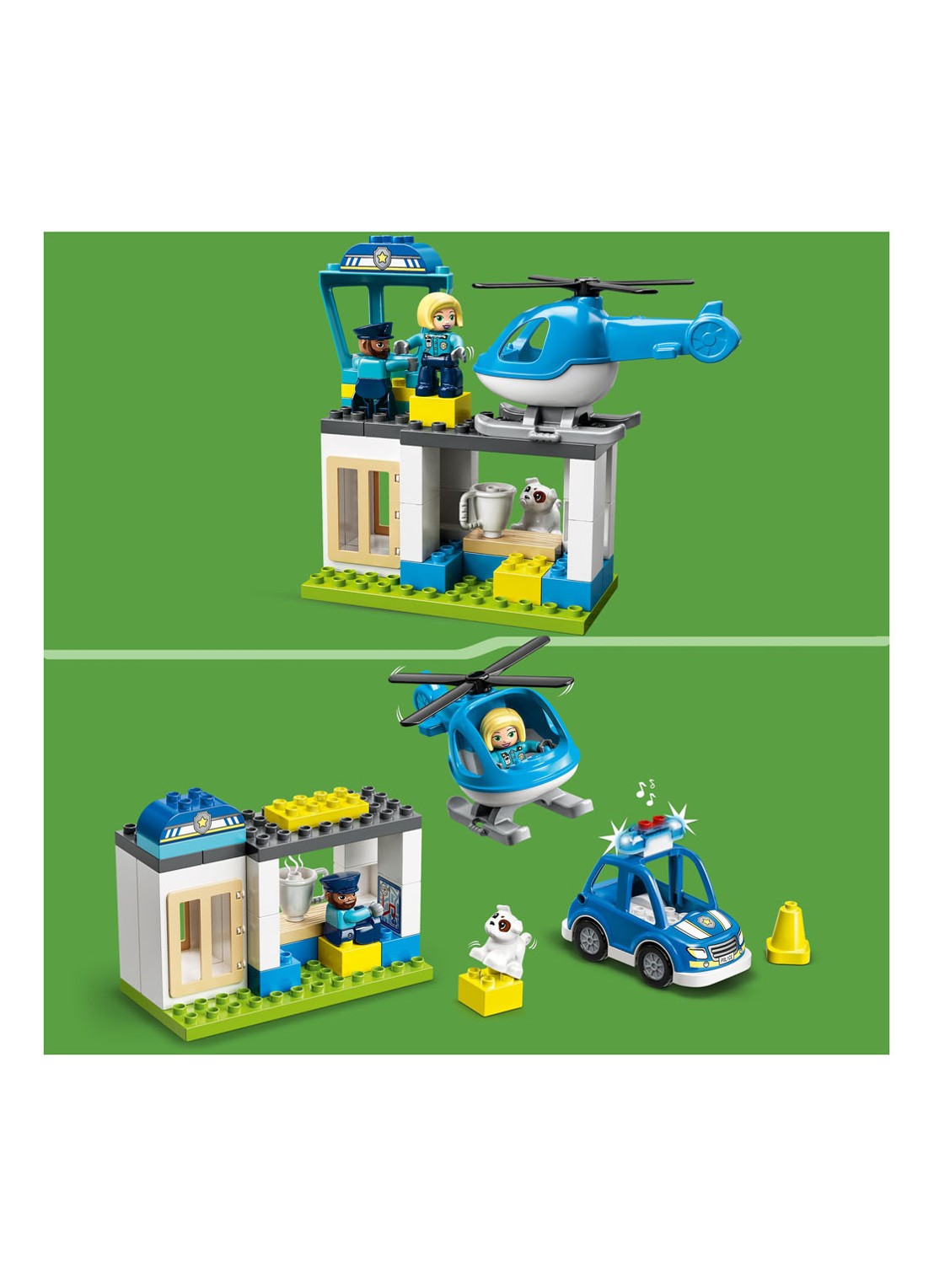 LEGO DUPLO Politie Station & Helikopter Speelgoed - 10959 - detail 4 multicolor