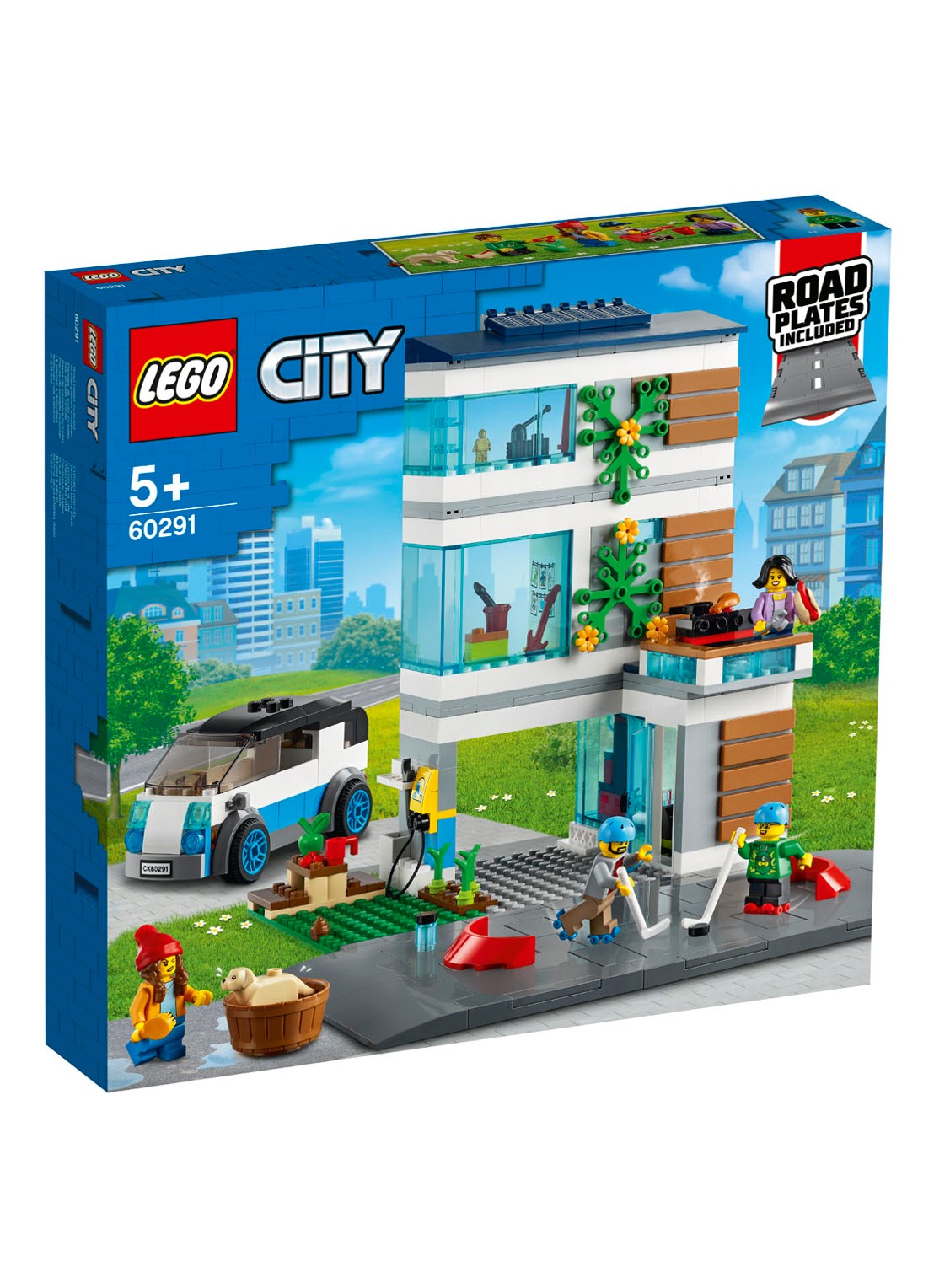 LEGO Familiehuis - 60291 - voorkant 6 grijs
