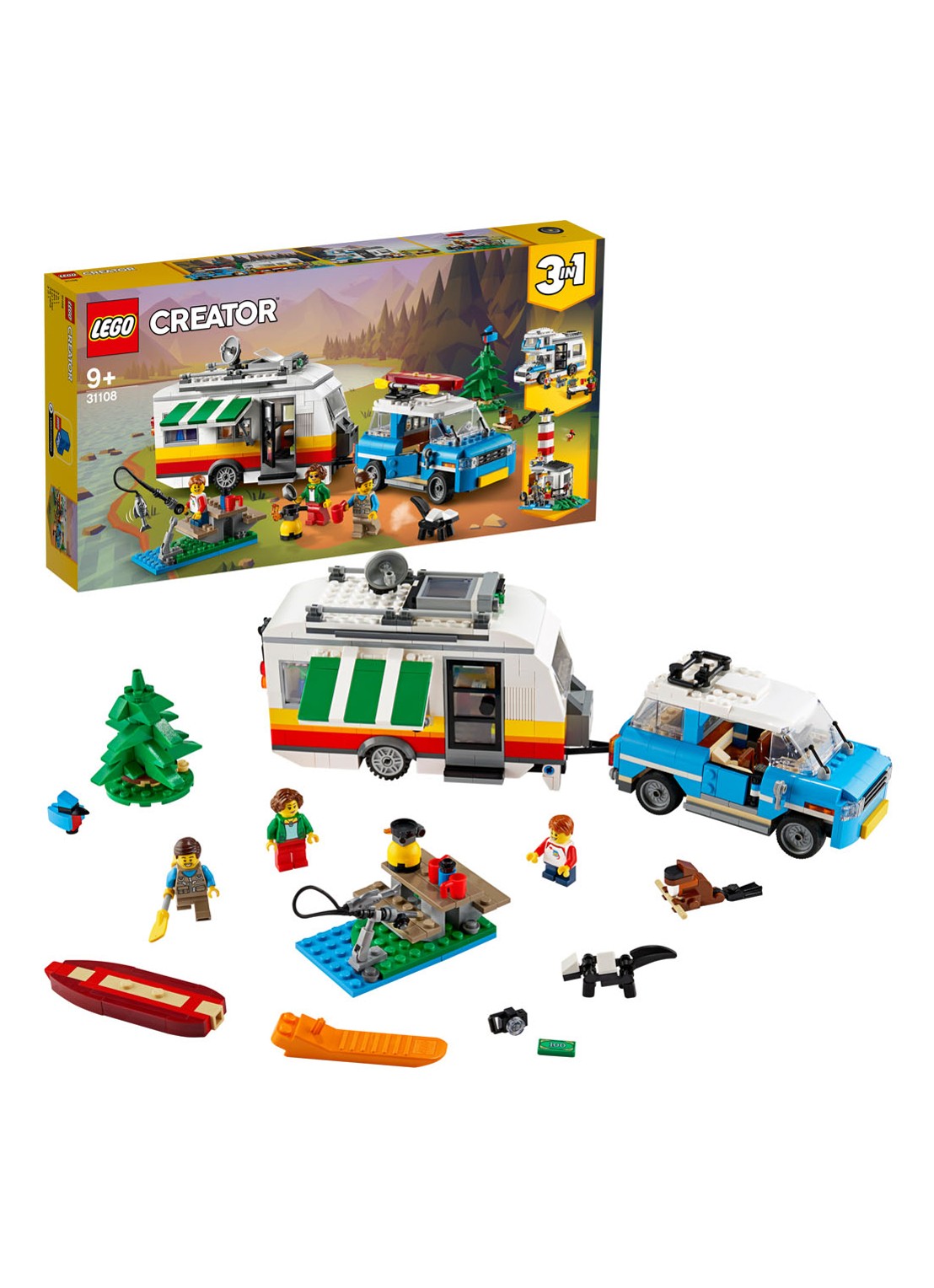 LEGO Familievakantie met caravan - 31108 - detail 3 undefined