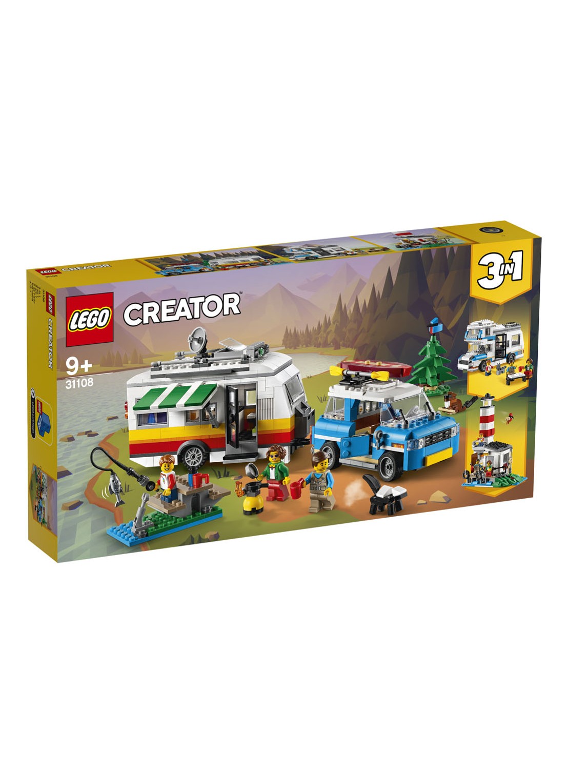 LEGO Familievakantie met caravan - 31108 - voorkant undefined