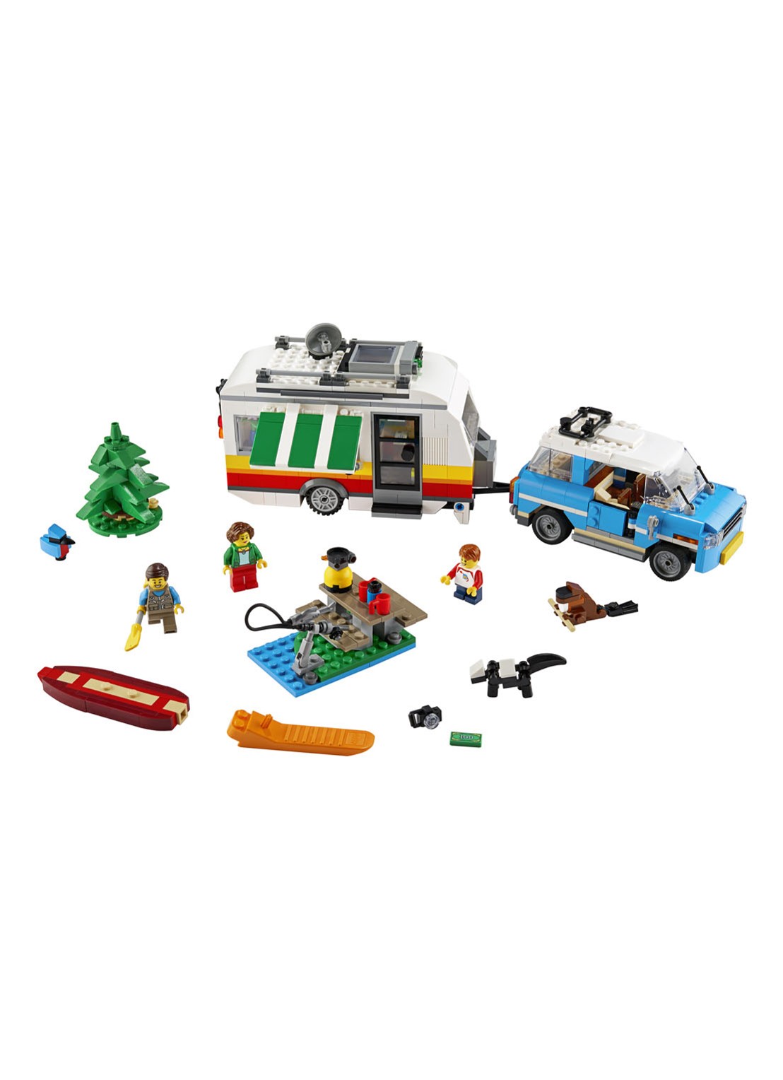 LEGO Familievakantie met caravan - 31108 - voorkant 2 undefined