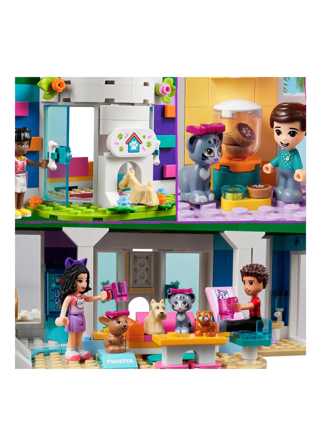 LEGO Friends Huisdieren Opvangcentrum Dierenset - 41718 - detail 5 multicolor