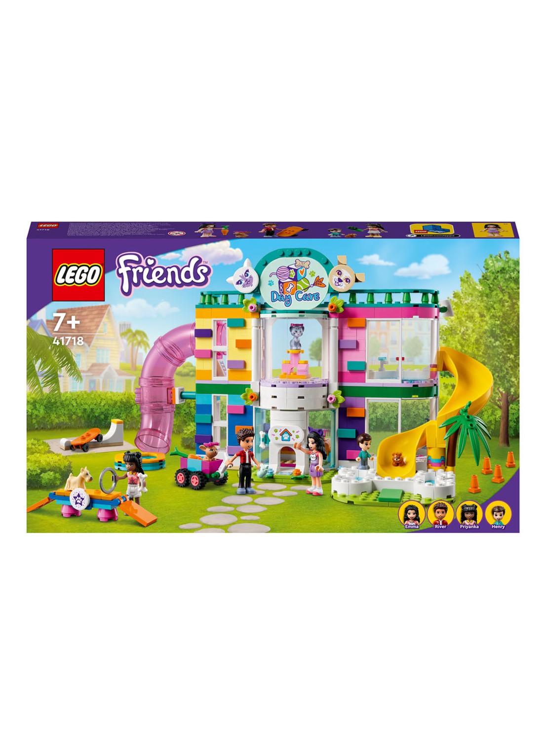 LEGO Friends Huisdieren Opvangcentrum Dierenset - 41718 - voorkant multicolor