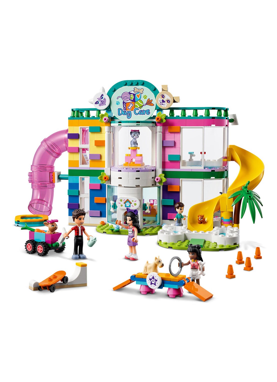 LEGO Friends Huisdieren Opvangcentrum Dierenset - 41718 - voorkant 2 multicolor