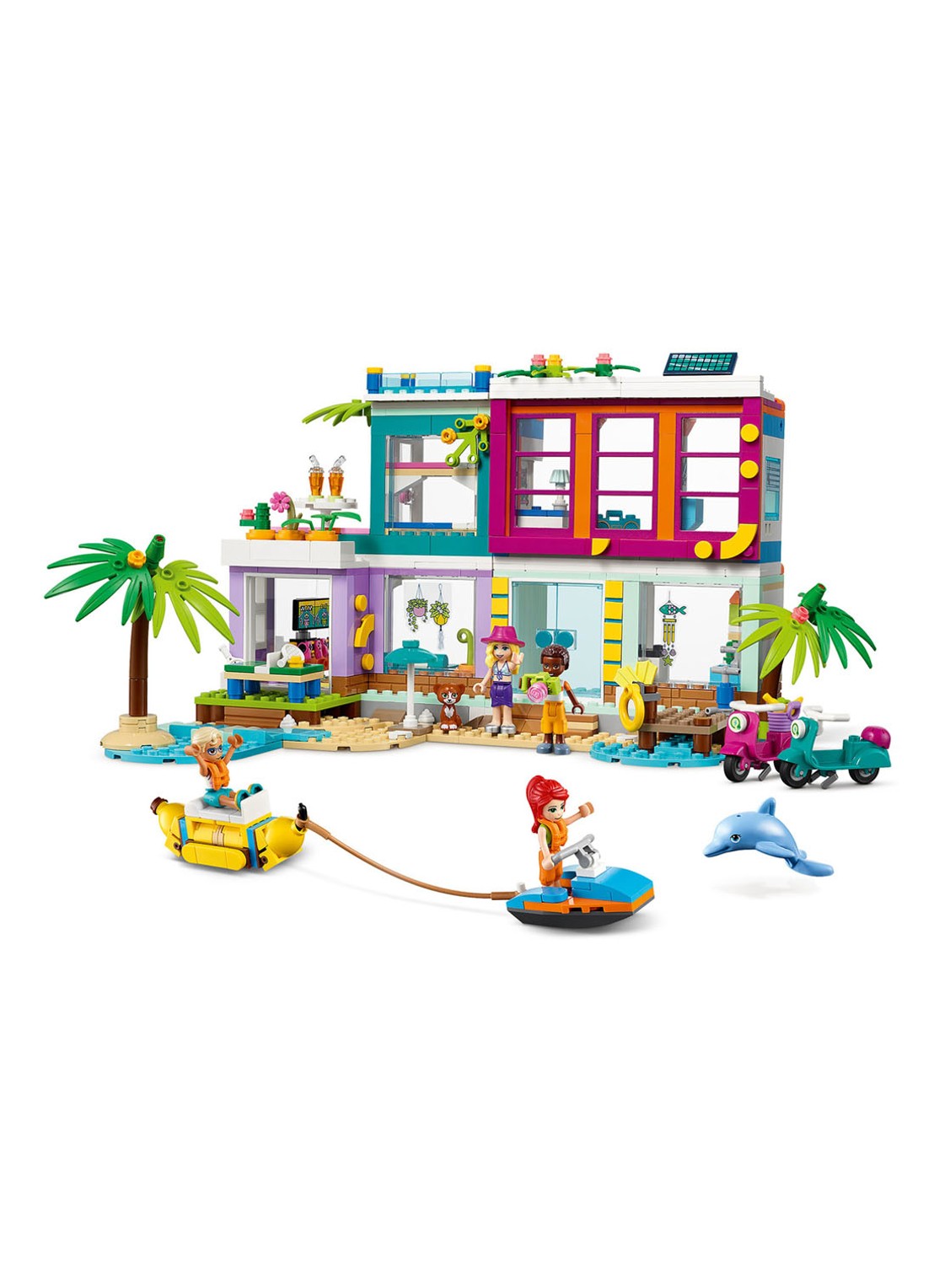 LEGO Friends Vakantie Strandhuis set - 41709 - voorkant 7 multicolor