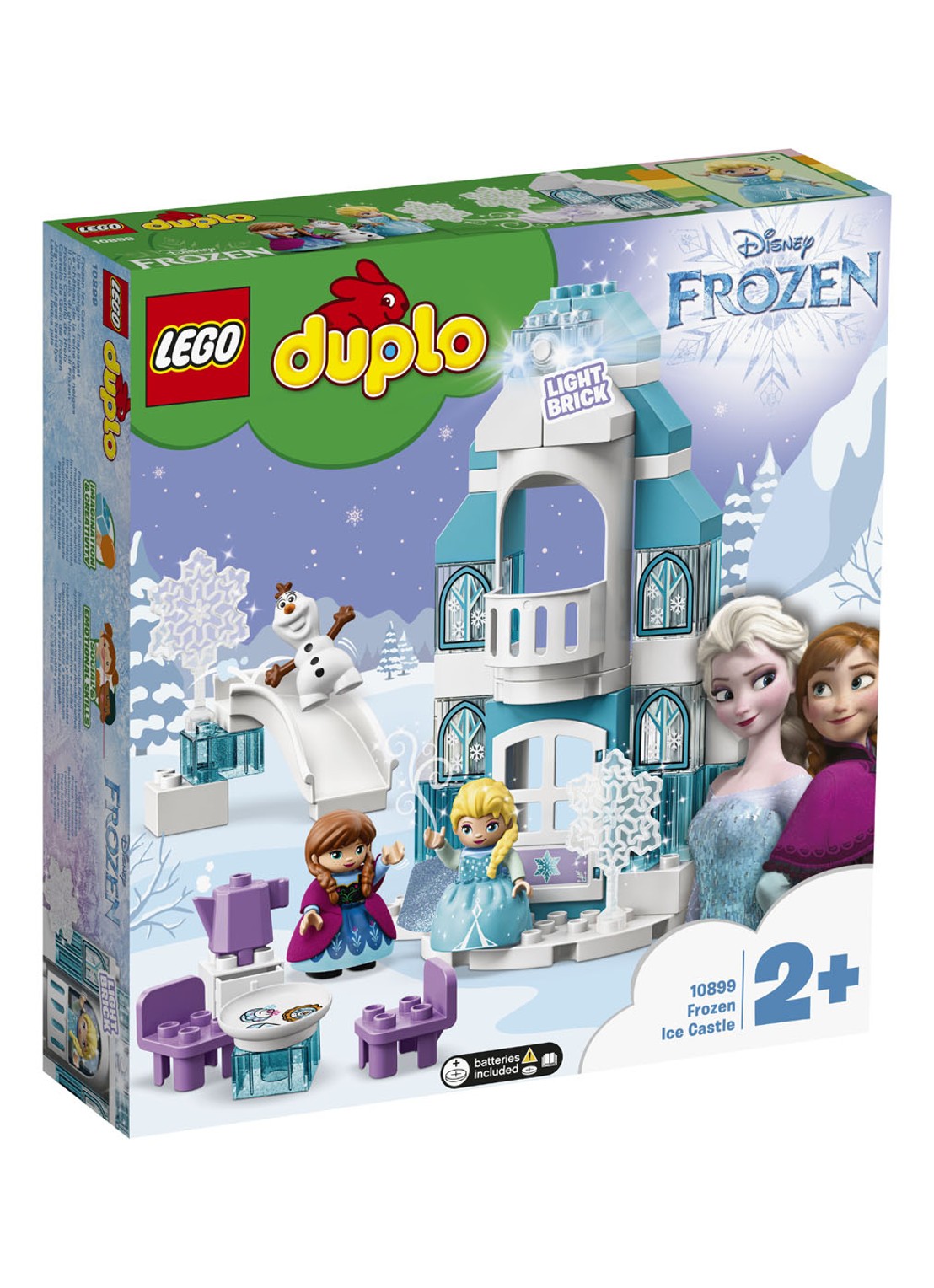 LEGO Frozen ijskasteel - 10899 - voorkant 6 lichtblauw