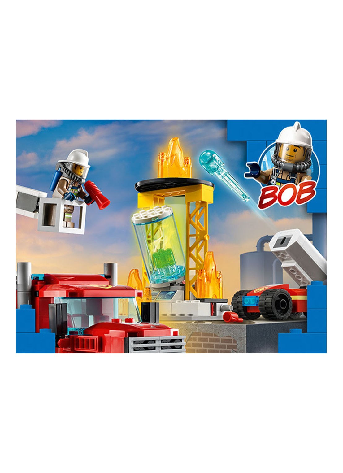 LEGO Grote ladderwagen - 60282 - detail 3 rood