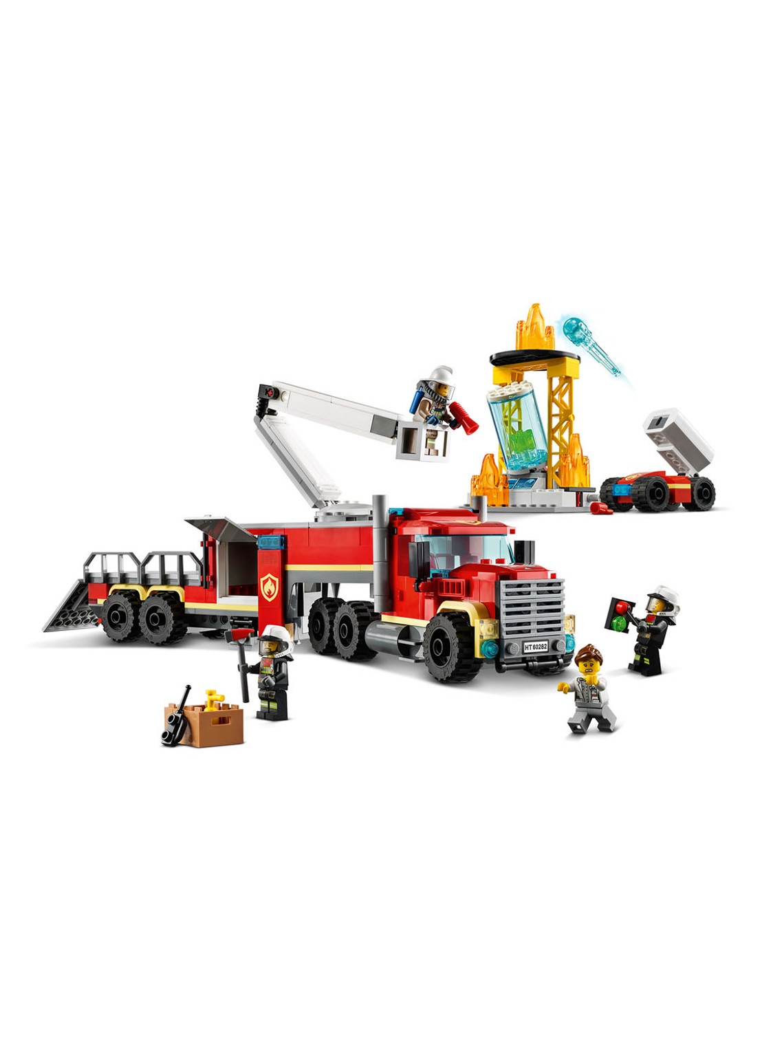 LEGO Grote ladderwagen - 60282 - voorkant 7 rood
