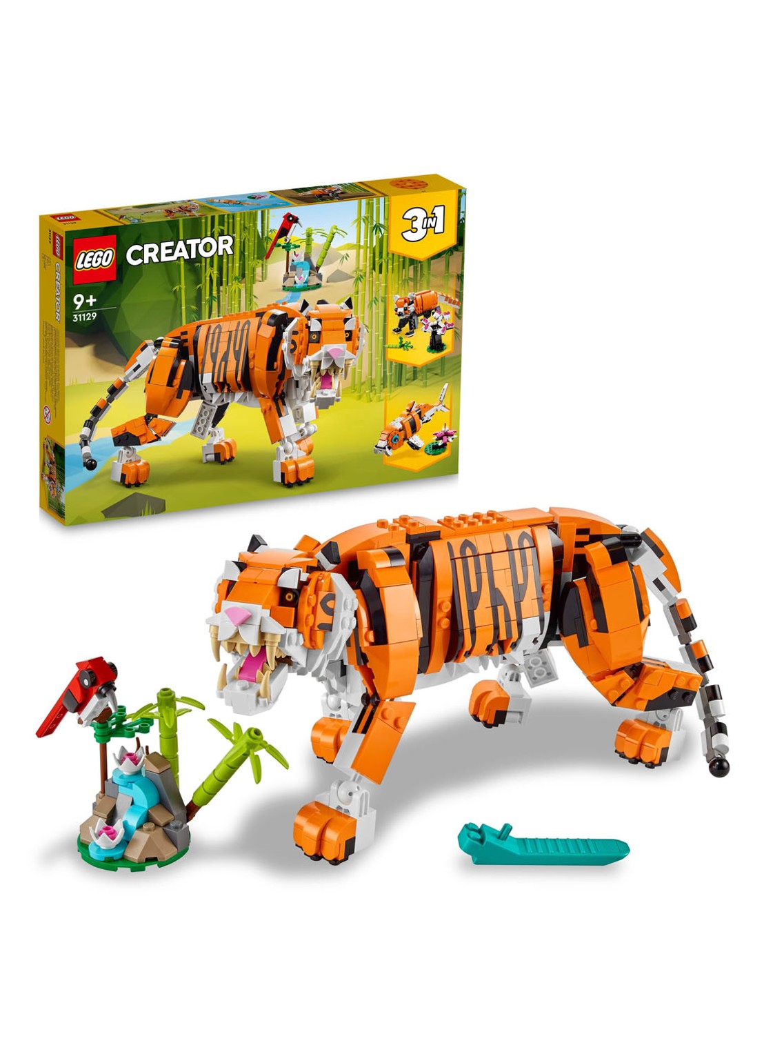 LEGO Grote Tijger bouwspeelgoed - 31129 - detail multicolor