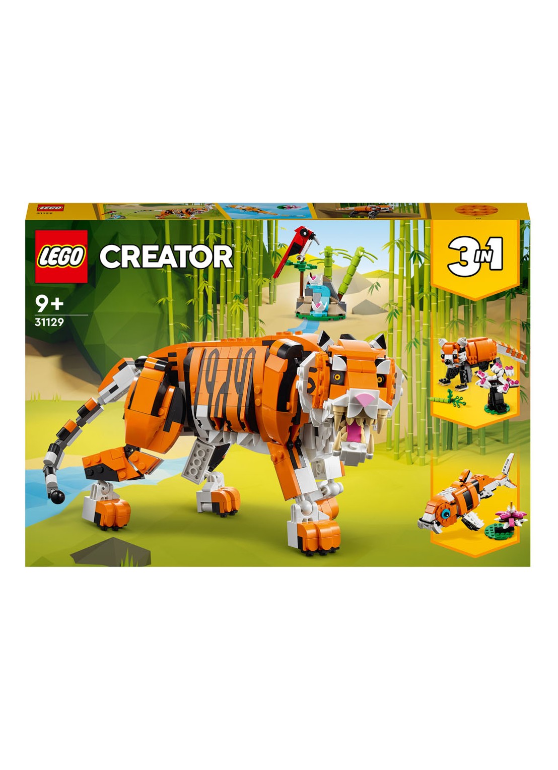 LEGO Grote Tijger bouwspeelgoed - 31129 - voorkant 6 multicolor