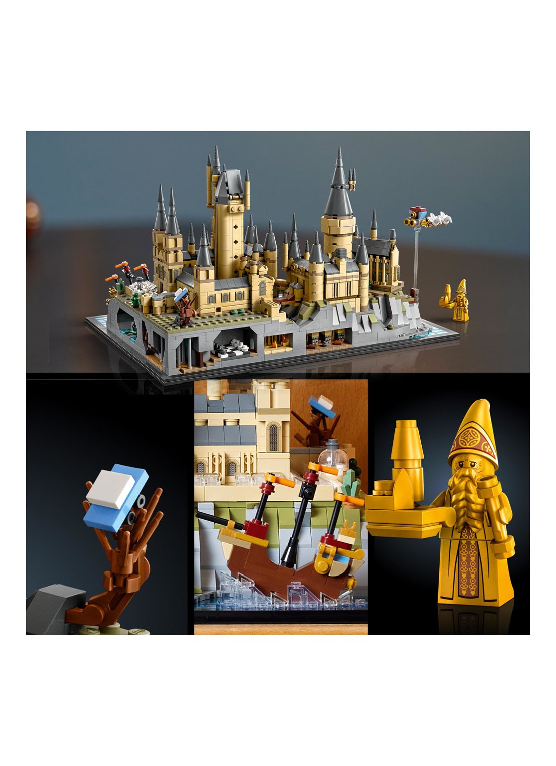 LEGO Harry Potter Kasteel Zweinstein en terrein bouwset - 76419 - detail 3 multicolor