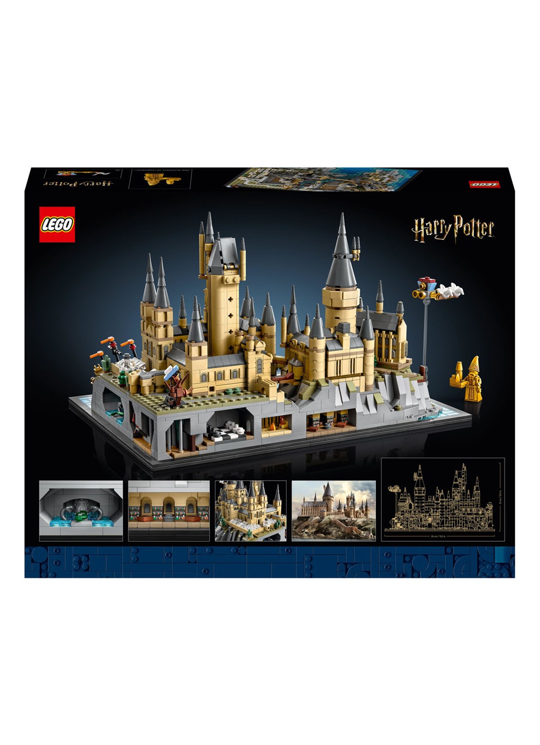 LEGO Harry Potter Kasteel Zweinstein en terrein bouwset - 76419 - detail 5 multicolor