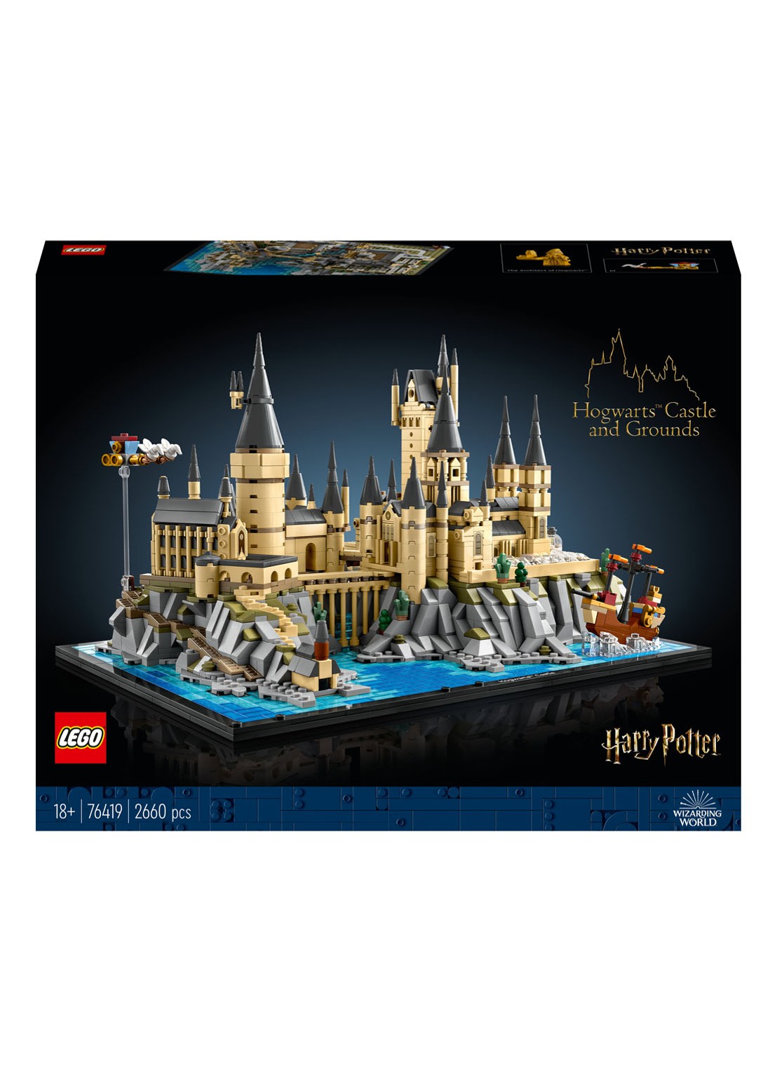 LEGO Harry Potter Kasteel Zweinstein en terrein bouwset - 76419 - voorkant 6 multicolor