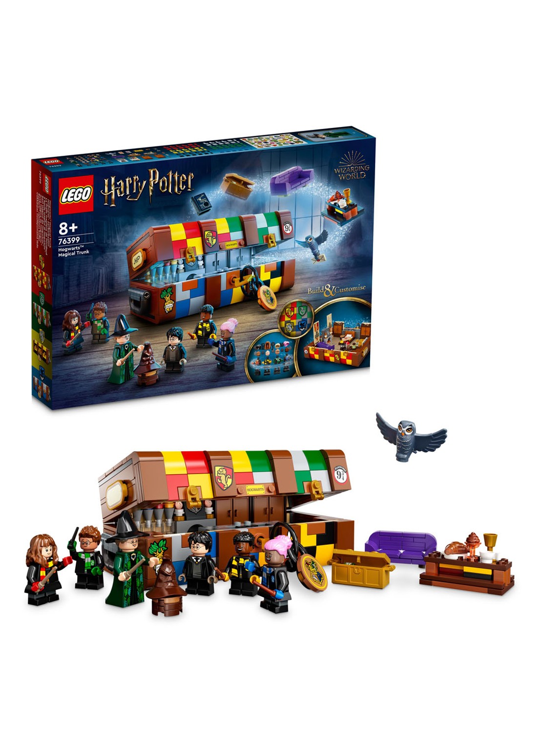 LEGO Harry Potter Zweinstein Magische hutkoffer - 76399 - detail 3 multicolor