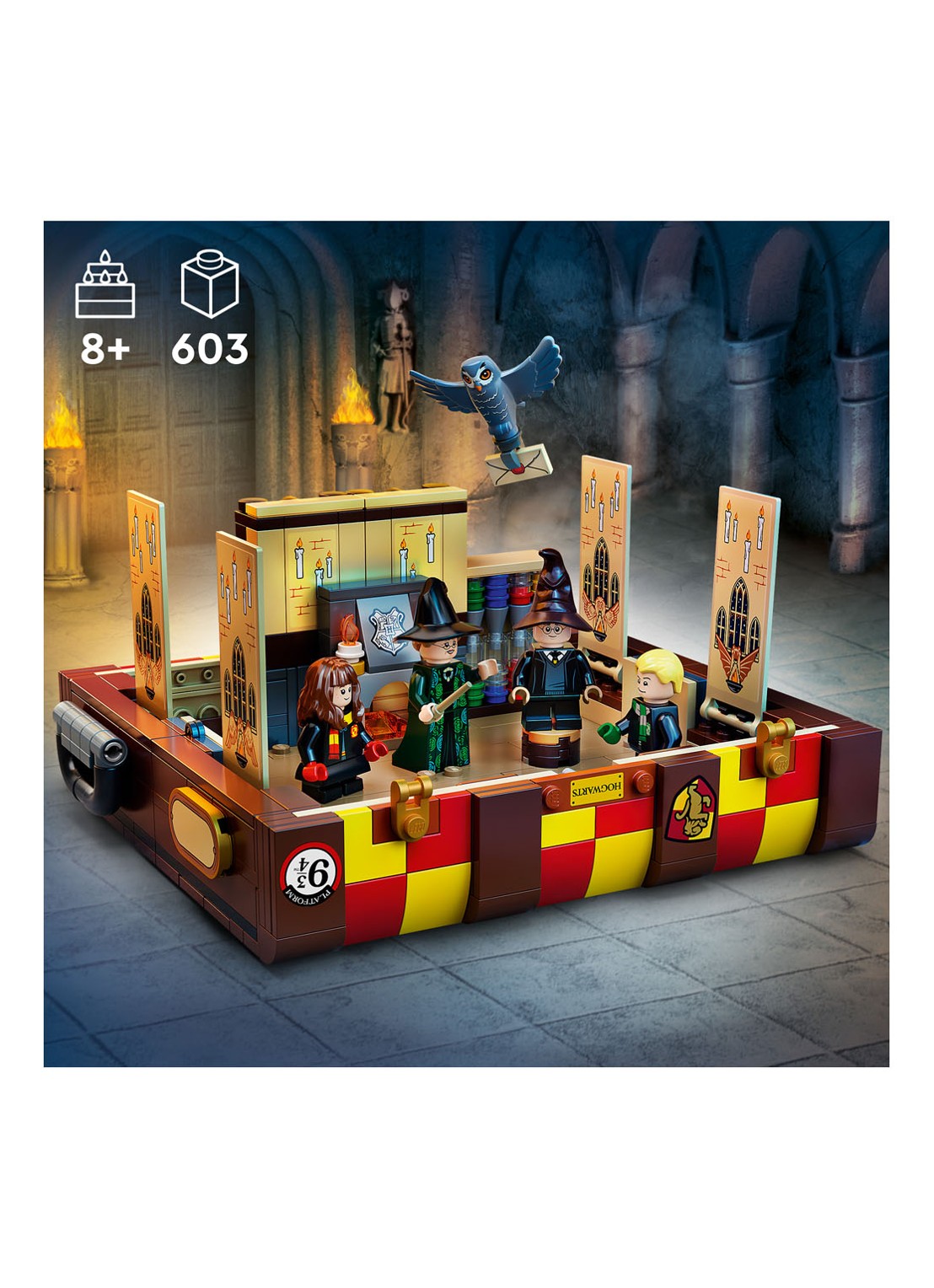 LEGO Harry Potter Zweinstein Magische hutkoffer - 76399 - detail 5 multicolor