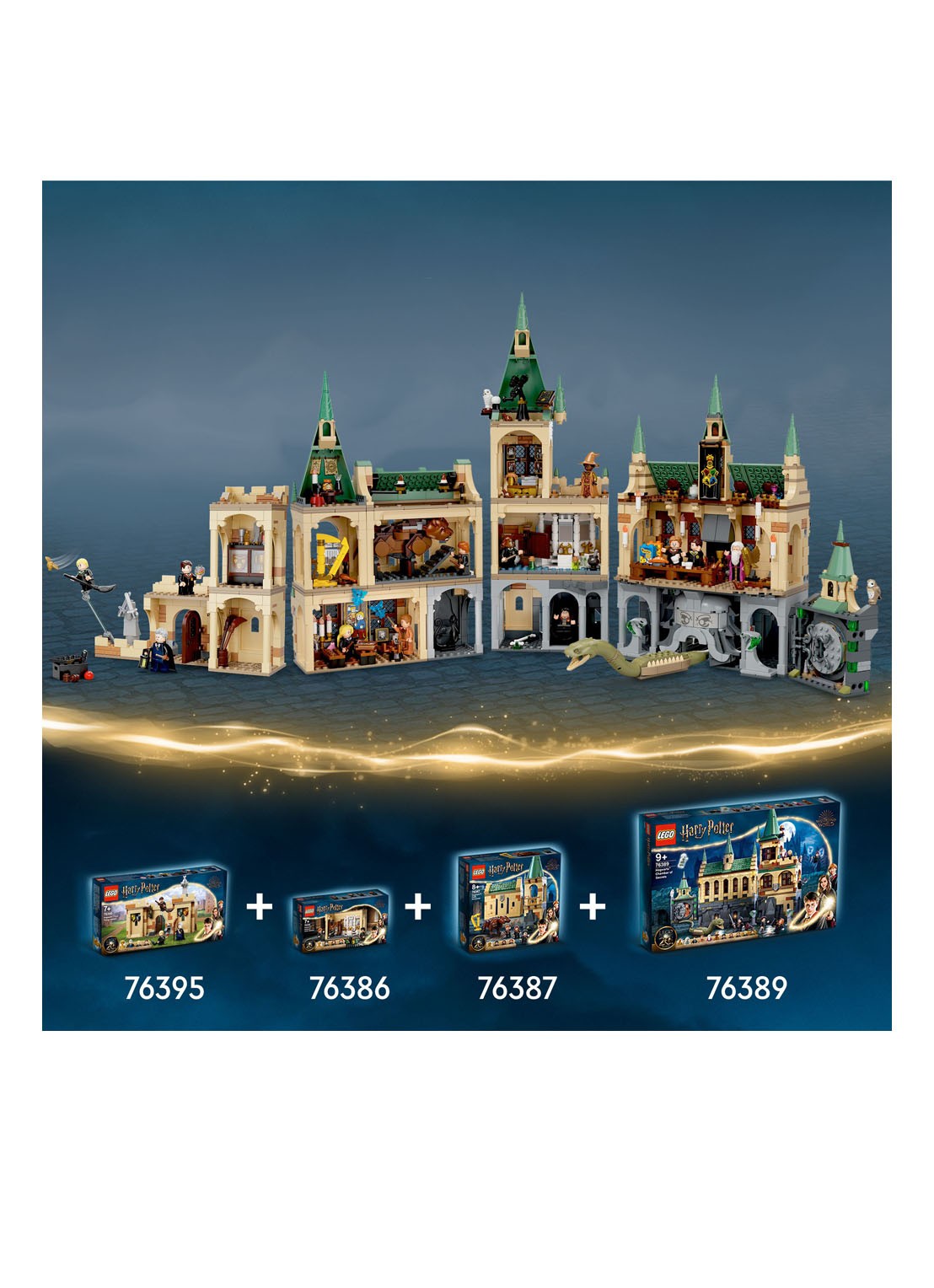LEGO Harry Potter Zweinstein: Pluizige ontmoeting - 76387 - detail 4 bruin