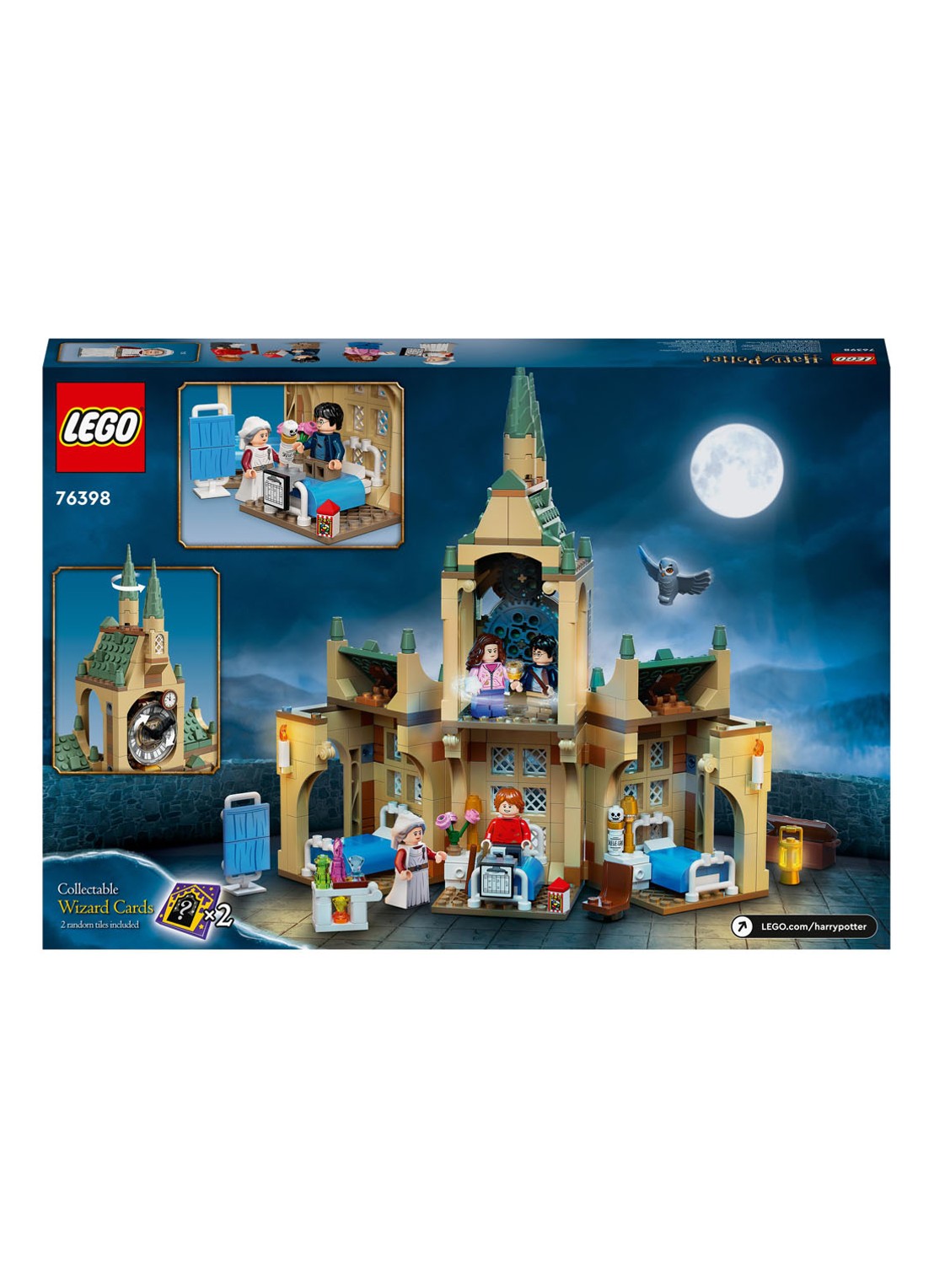LEGO Harry Potter Zweinstein Ziekenhuisvleugel set - 76398 - detail 4 multicolor