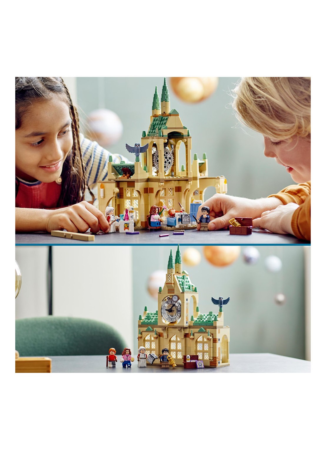 LEGO Harry Potter Zweinstein Ziekenhuisvleugel set - 76398 - detail 7 multicolor