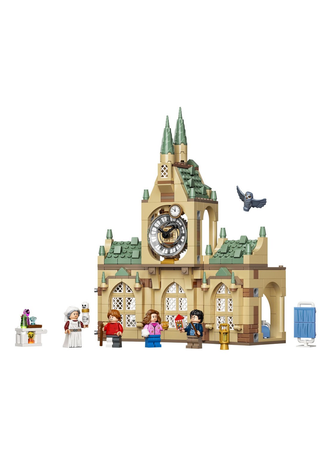 LEGO Harry Potter Zweinstein Ziekenhuisvleugel set - 76398 - voorkant 2 multicolor