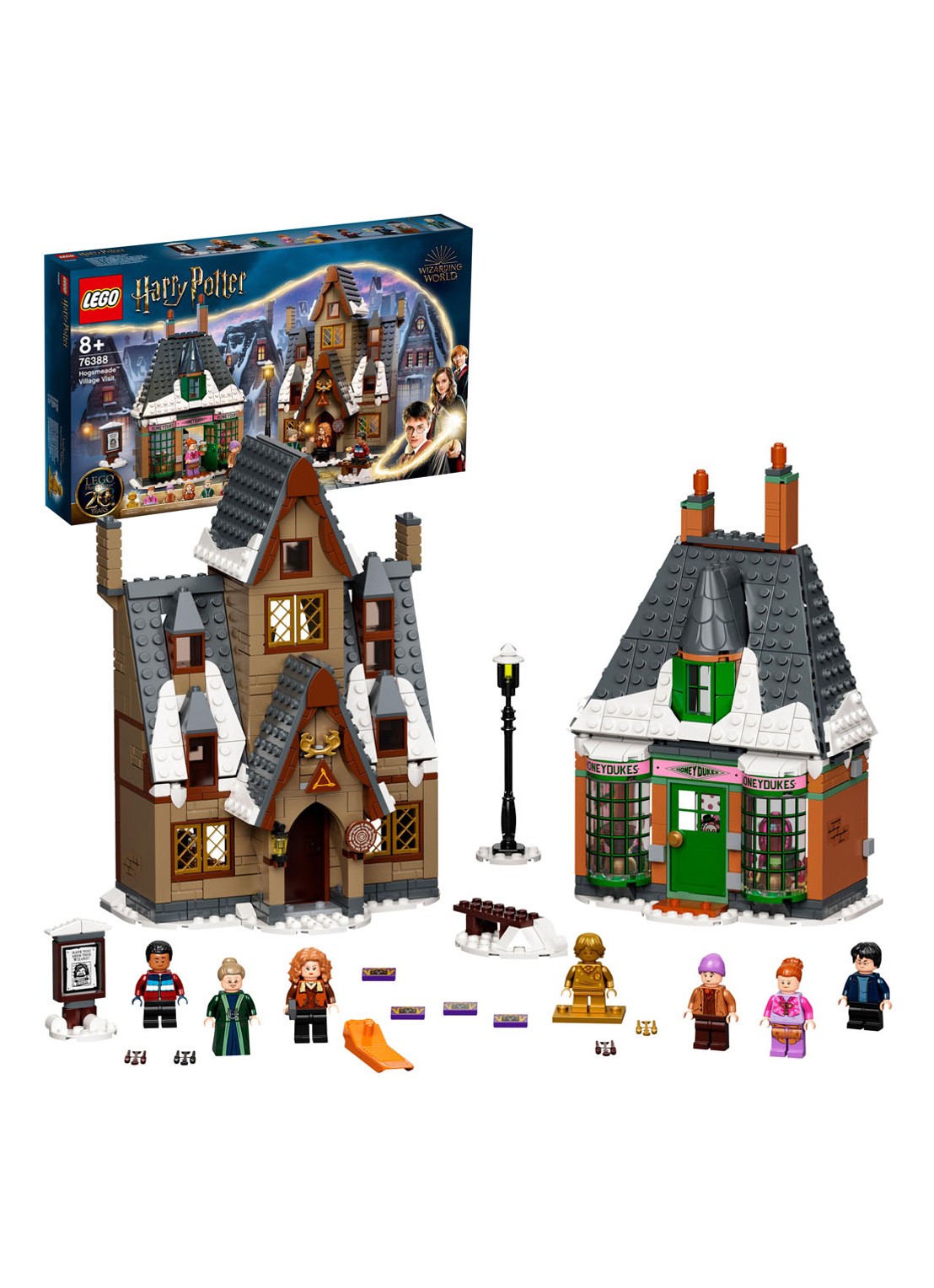 LEGO Harry Potter Zweinsveld Dorpsbezoek set - 76388 - detail 3 bruin